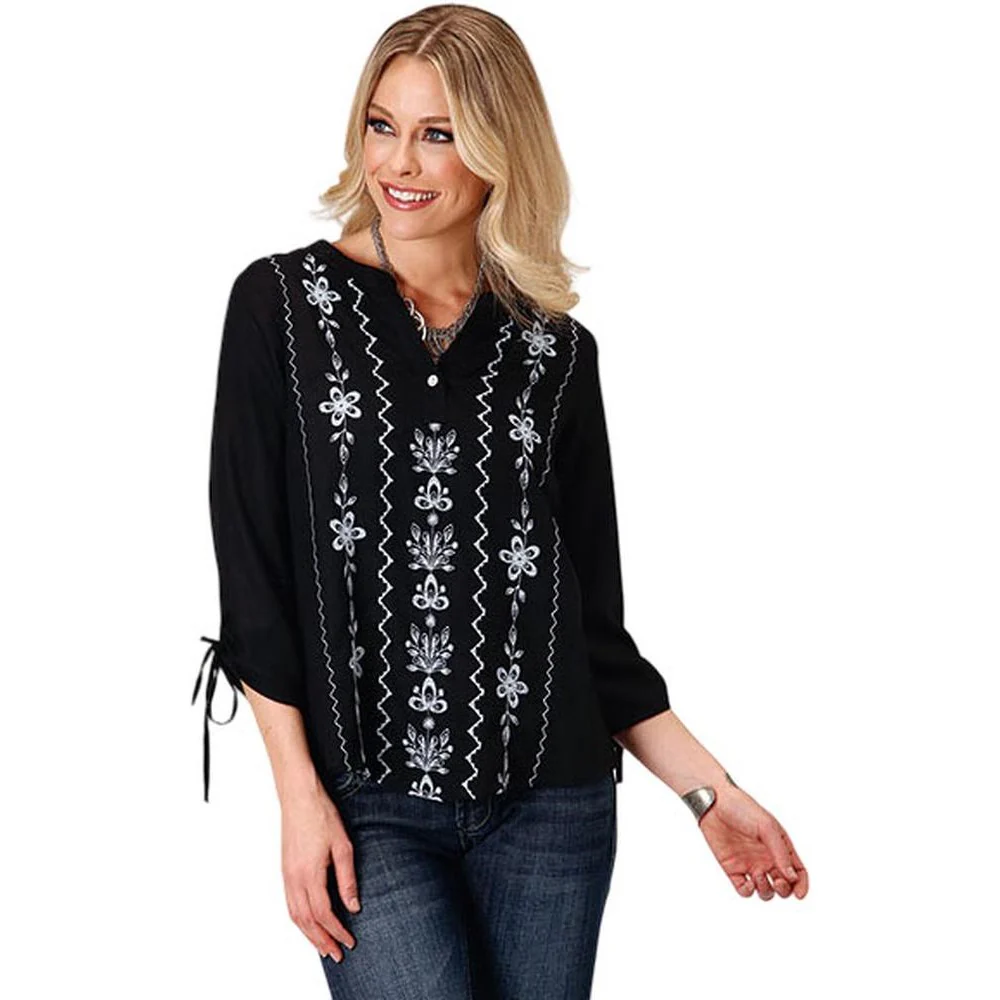 Roper - Womens Long Sleeve Shirt Studio West - Image 2