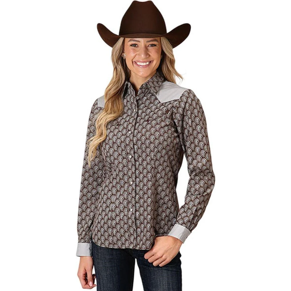 Roper - Womens Long Sleeve Western Shirt - Image 2