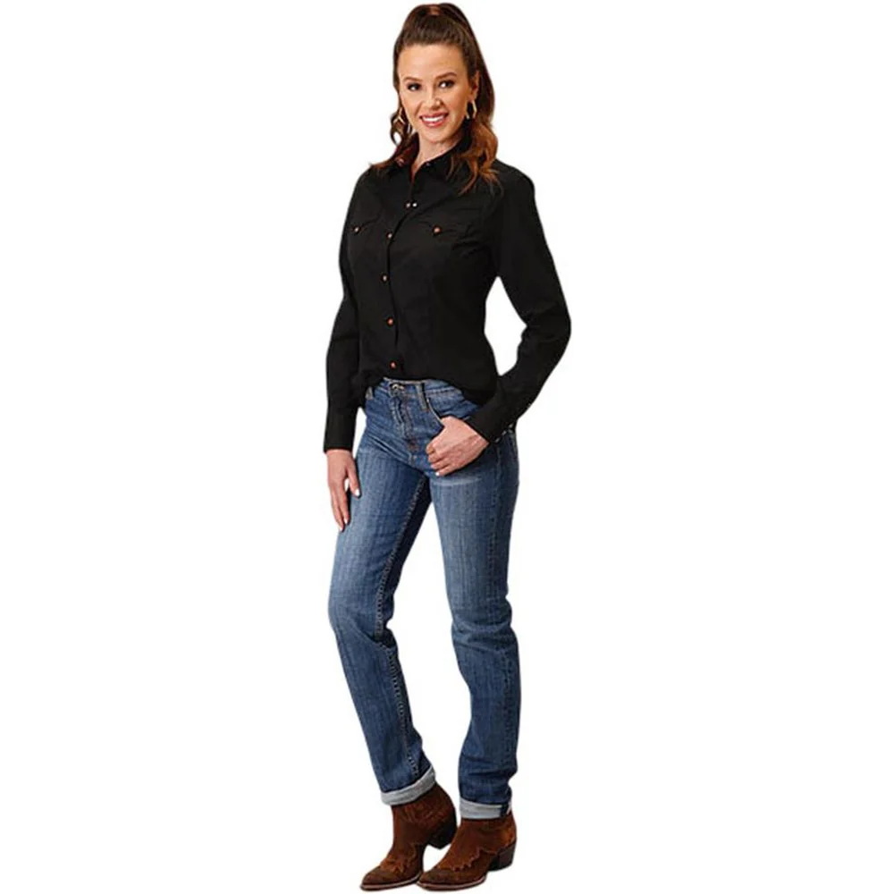 Roper - Womens Long Sleeve Western Shirt - Image 2