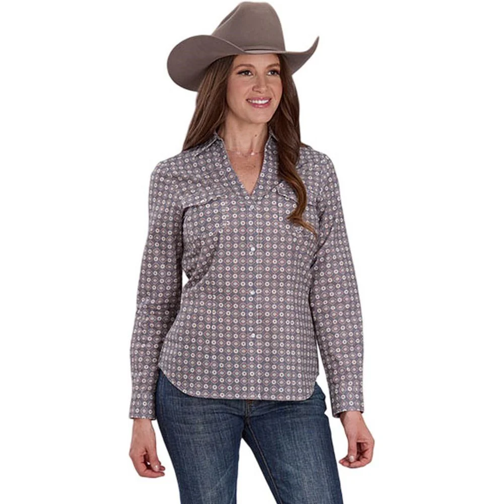 Roper - Womens Long Sleeve Western Shirt - Image 2