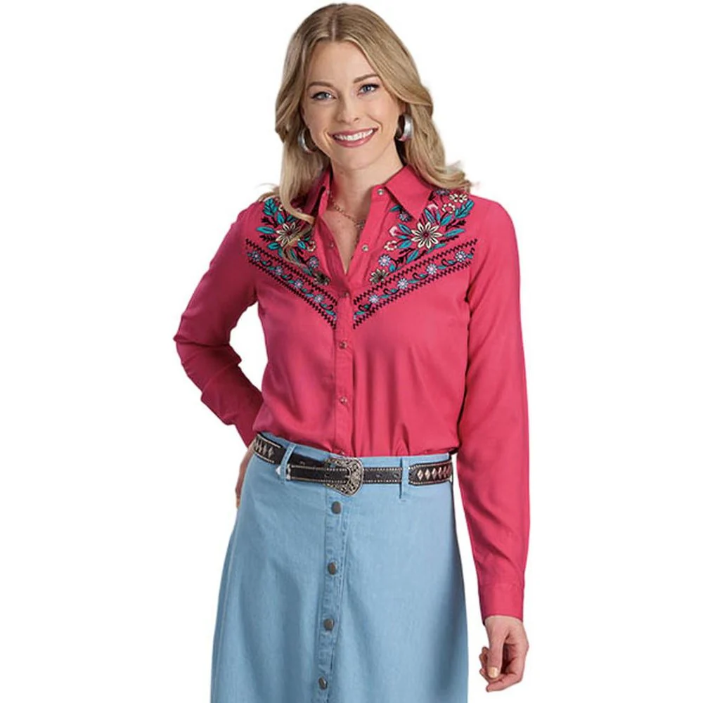 Roper - Womens Long Sleeve Western Shirt - Image 2