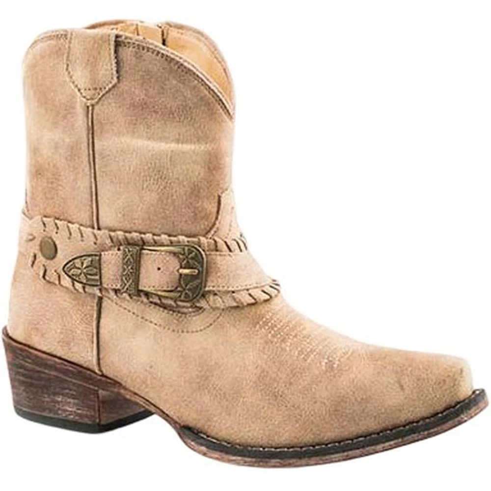 Roper - Womens Nelly Faux Buckle Boot - Image 2