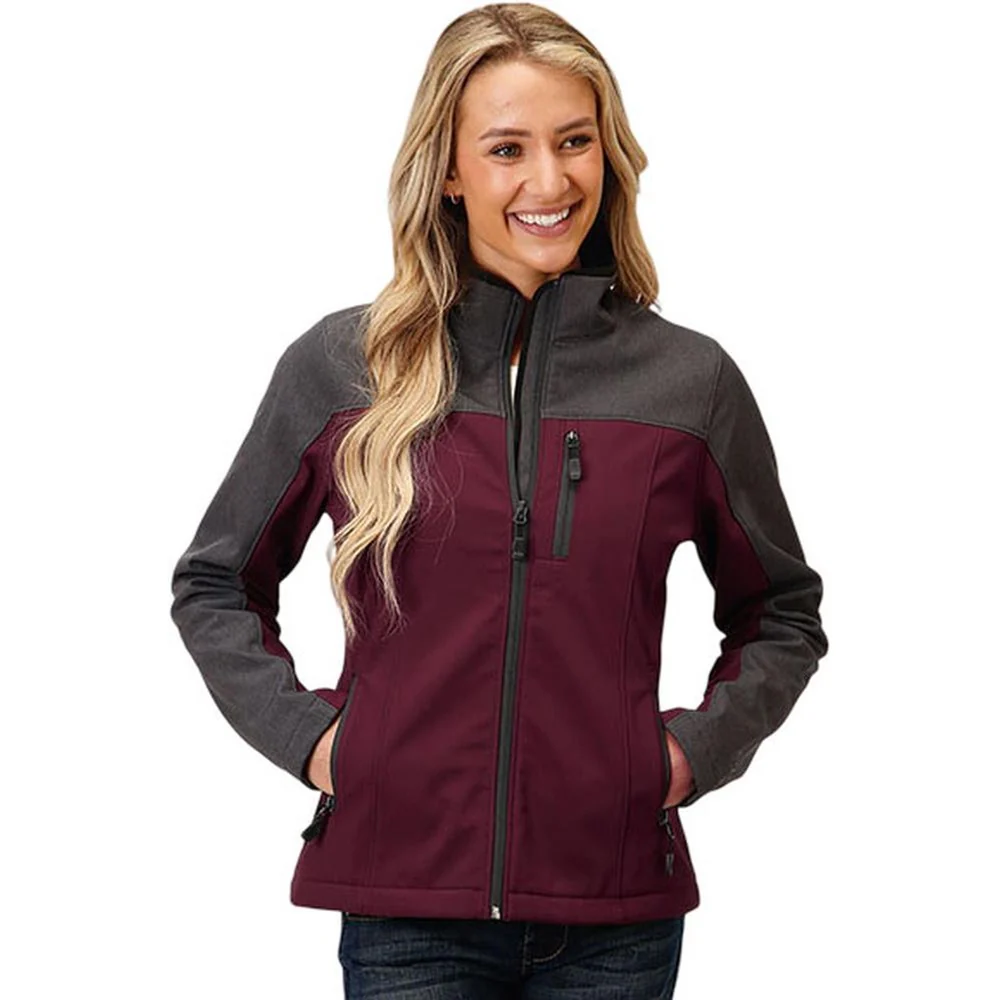 Roper - Womens Pieced Soft Shell Jacket - Image 2