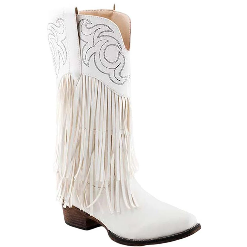Roper - Womens Rickrack Fringe Western Boot - Image 2