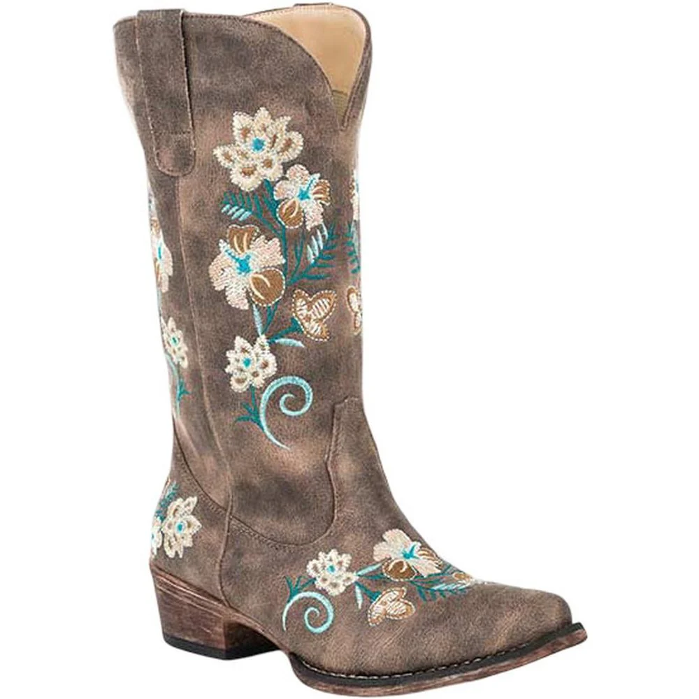 Roper - Womens Riley Floral Western Boot - Image 2