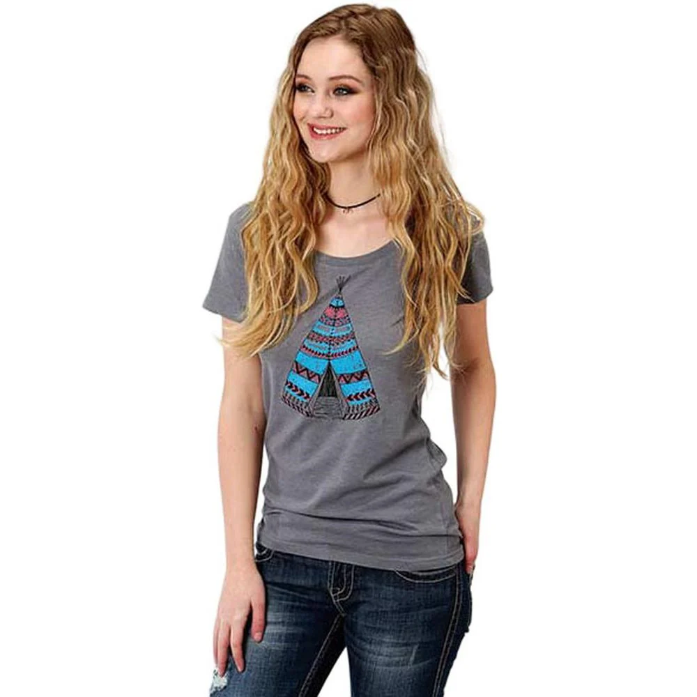 Roper - Womens Short Sleeve T-Shirt Five Star