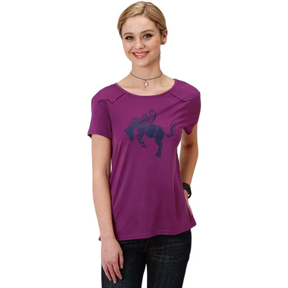 Roper - Womens Short Sleeve T-Shirt Five Star - Image 2
