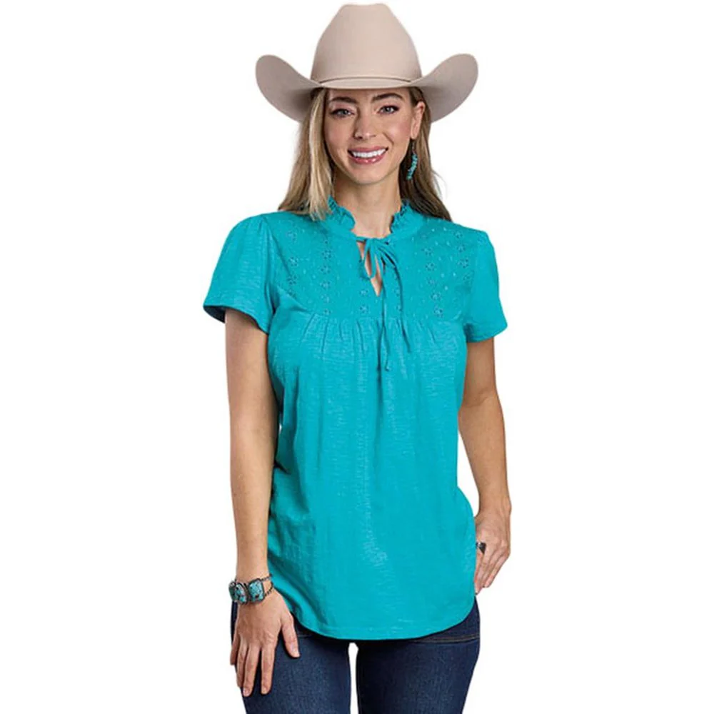 Roper - Womens Short Sleeve T-Shirt Studio West - Image 2