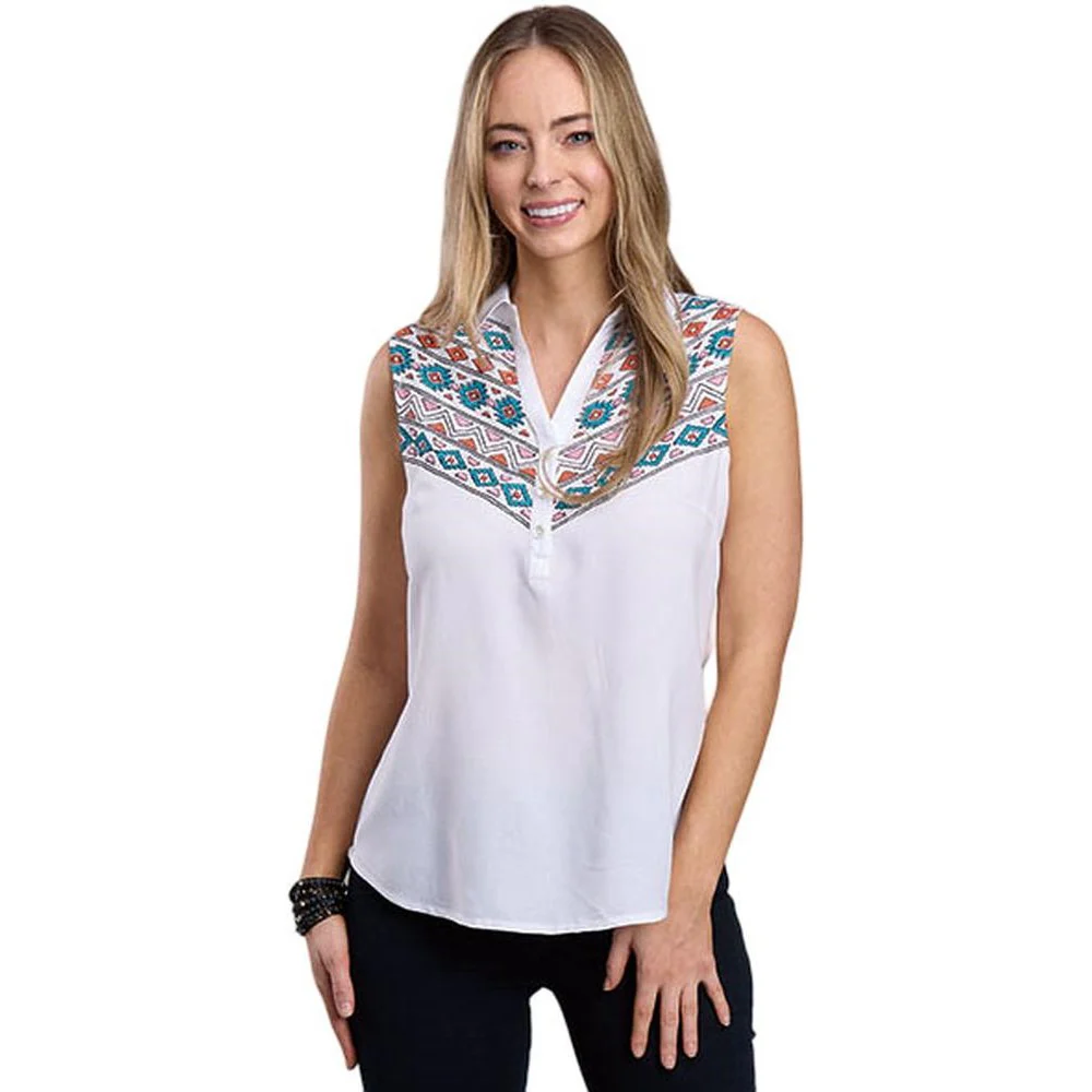 Roper - Womens Sleeveless Blouse - Image 2