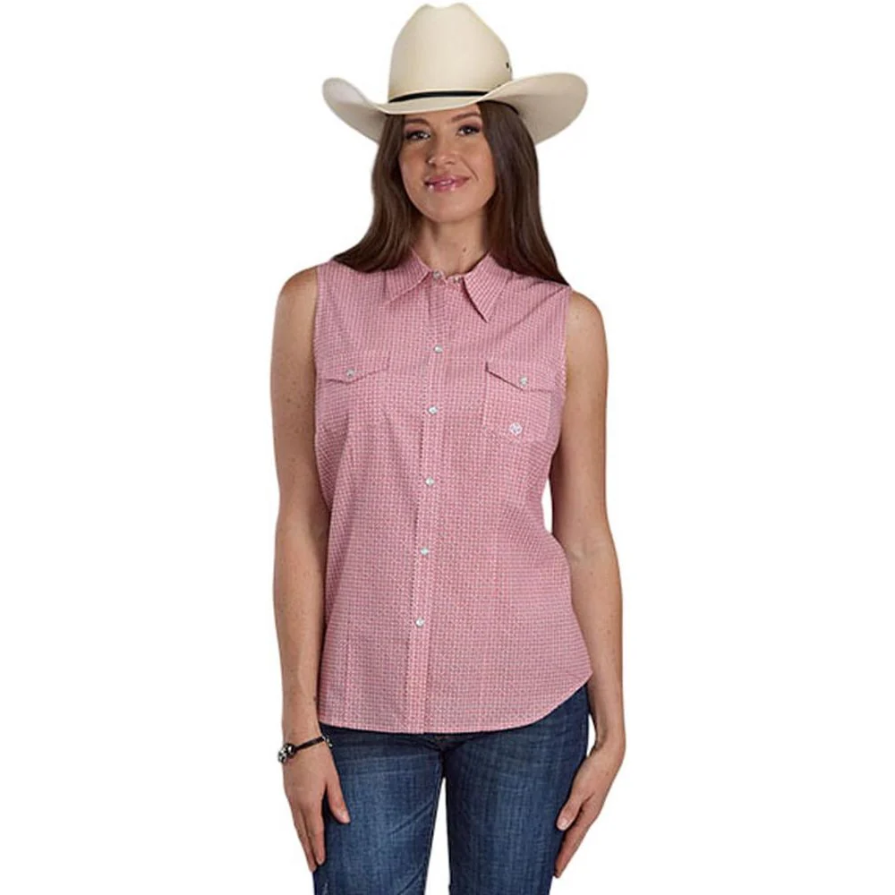 Roper - Womens Sleeveless Western Shirt
