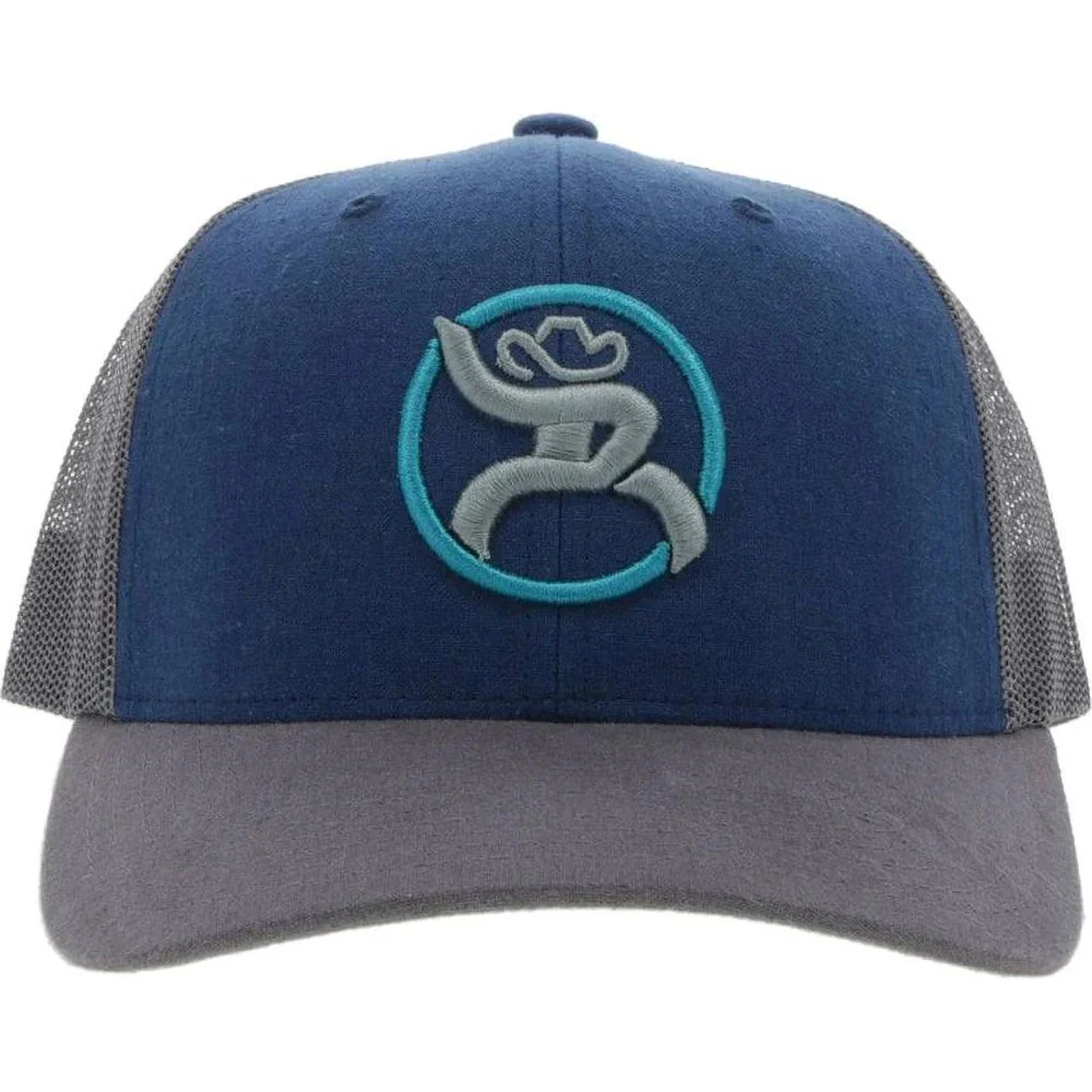 Roughy - Mens Strap 6-Panel Trucker Cap With Logo - Image 11