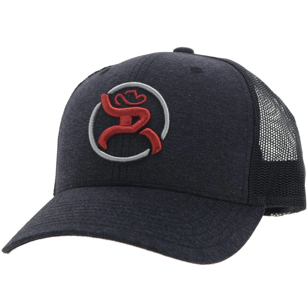Roughy - Mens Strap 6-Panel Trucker Cap With Logo - Image 16
