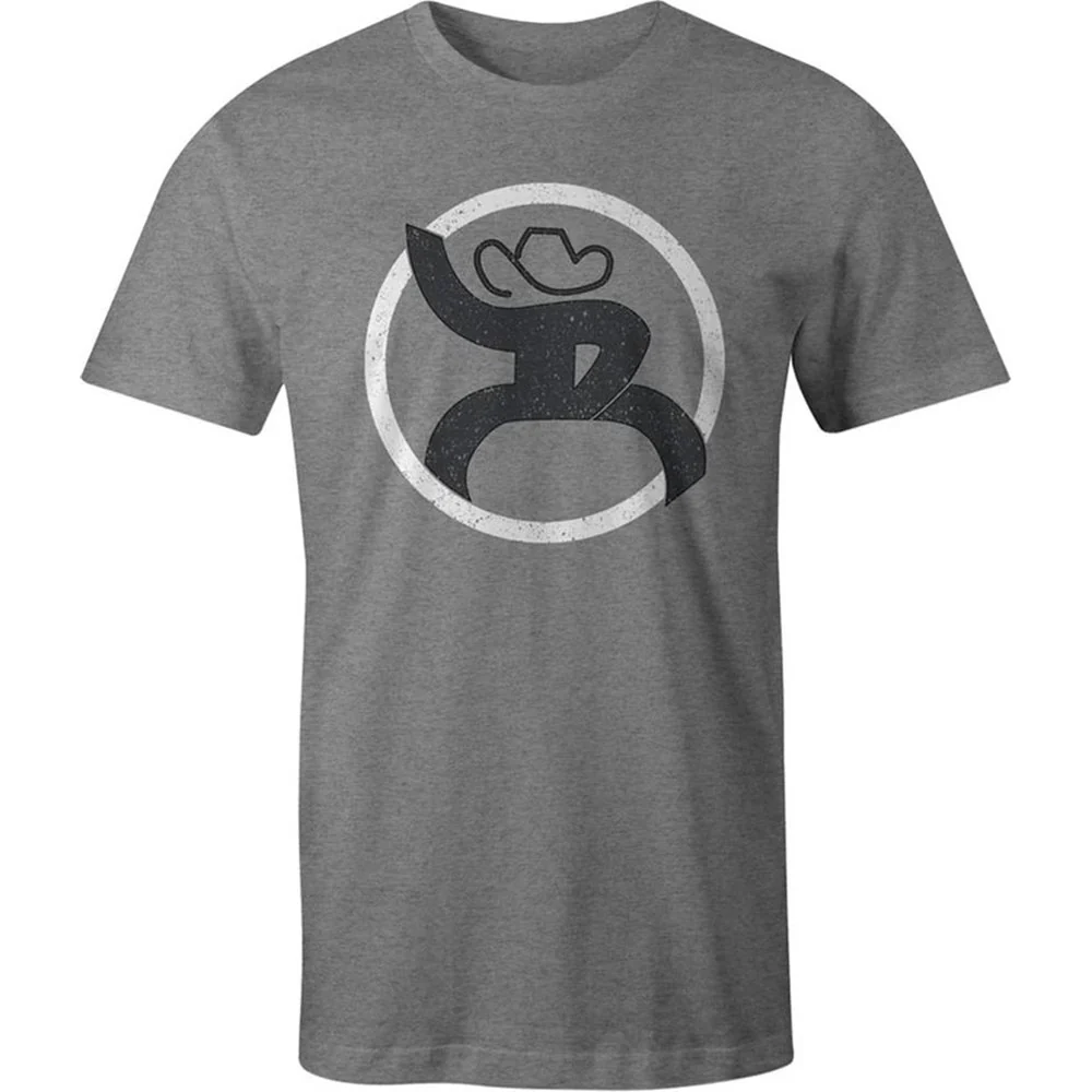 Roughy - Mens Strap Crew Neck Short Sleeve T-Shirt With Logo - Image 2