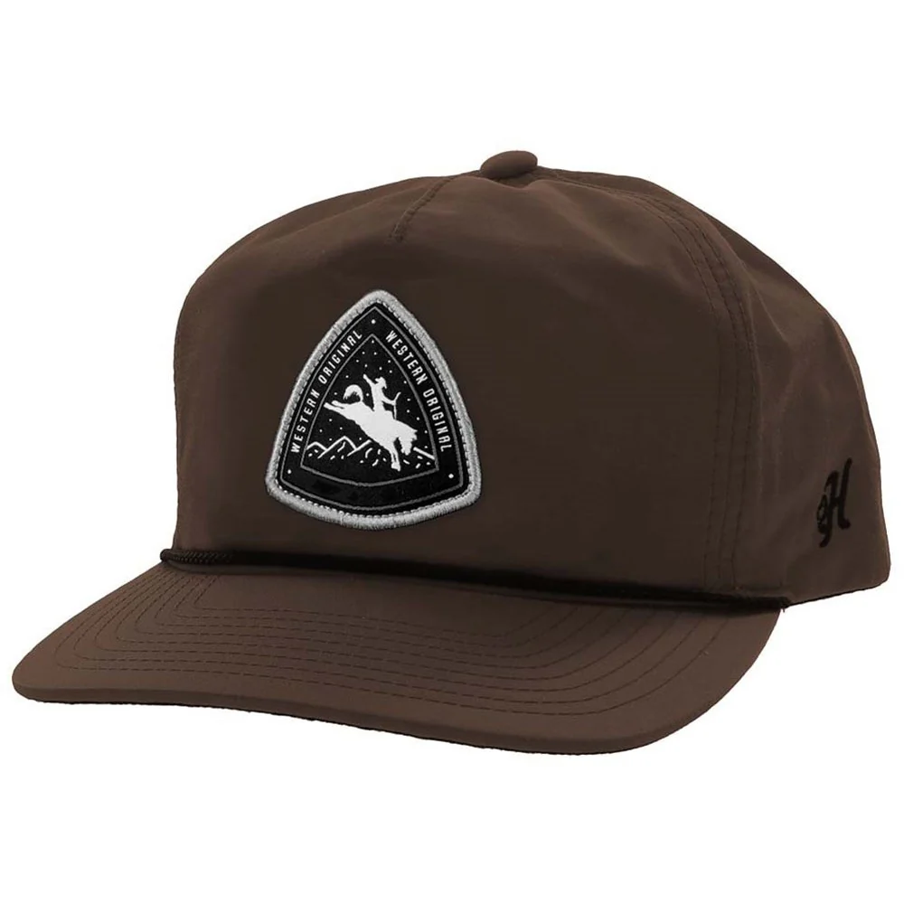 Roughy - Mens Summit 5-Panel Trucker Cap With Patch - Image 2