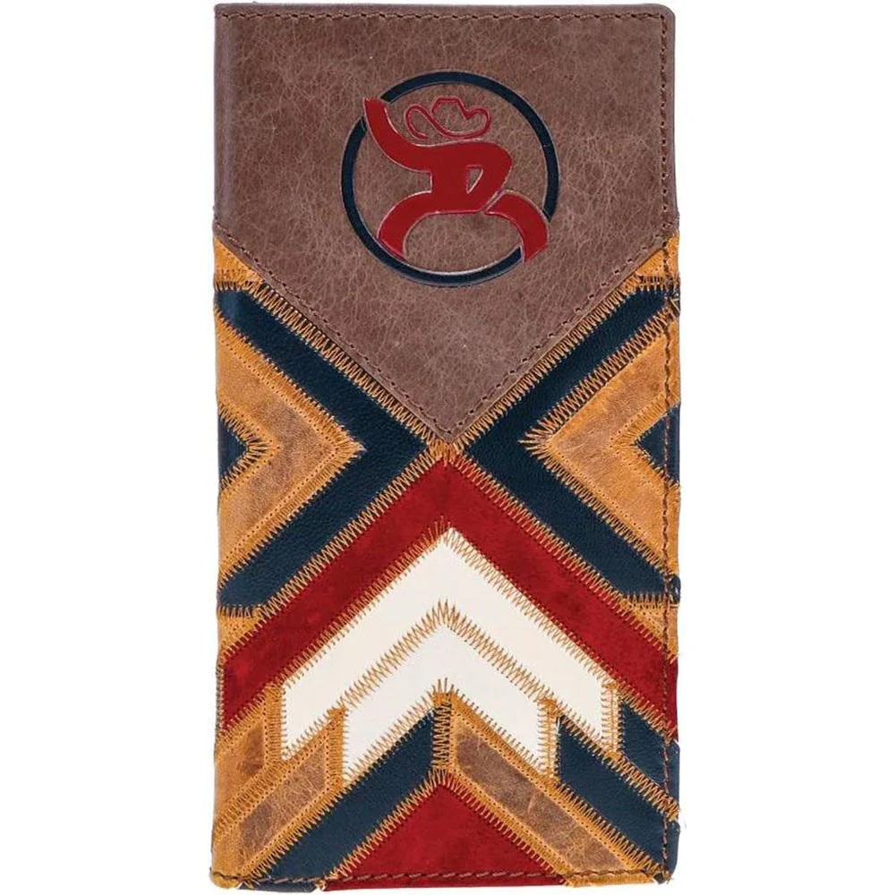 Roughy - Unisex Kamali Patchwork Rodeo Wallet With Leather Overlay And 2.0 Debossed And Logo - Image 2