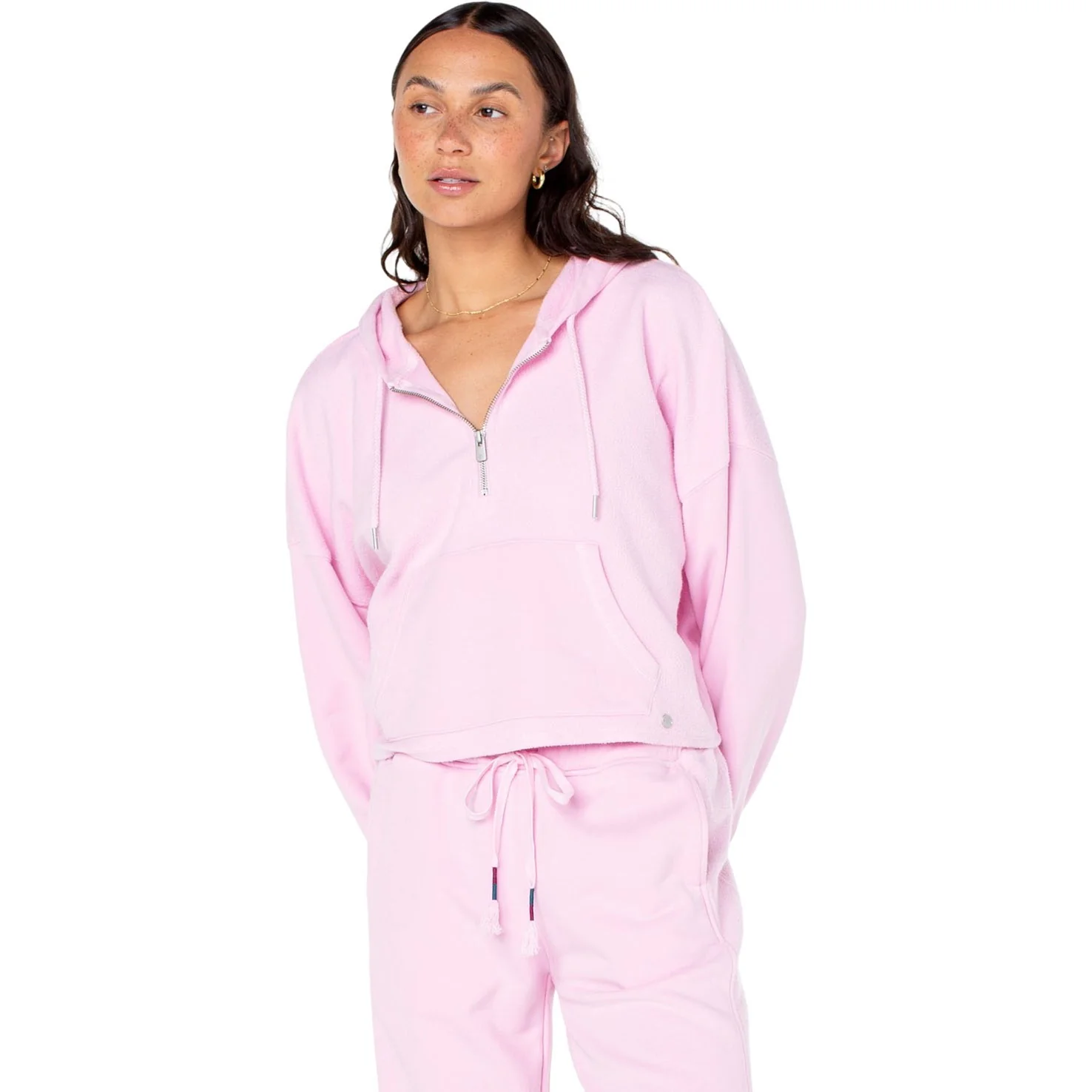 Roxy - Womens Drakes Cove Half Zip Hoodie - Image 4