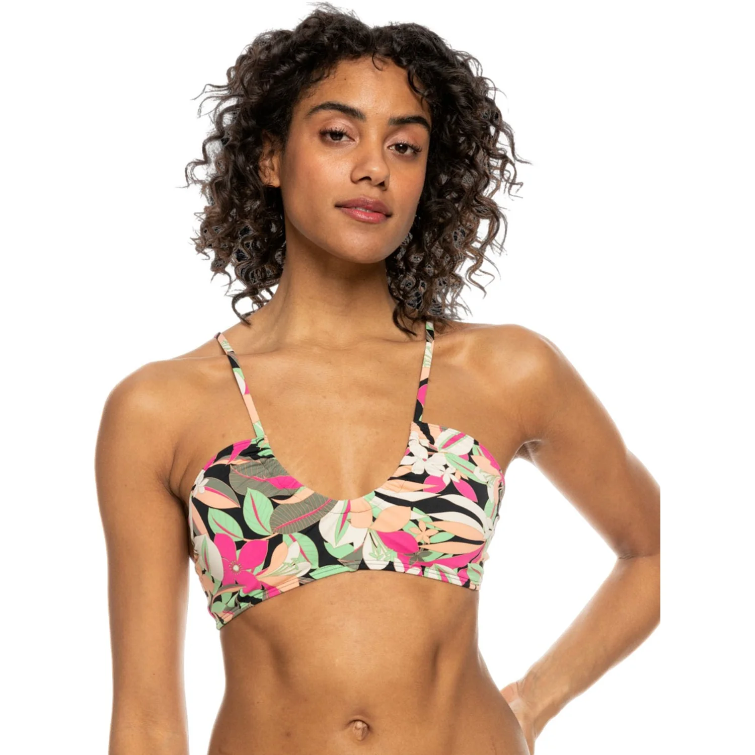 Roxy - Womens Printed Beach Classics Bra Bikini Top