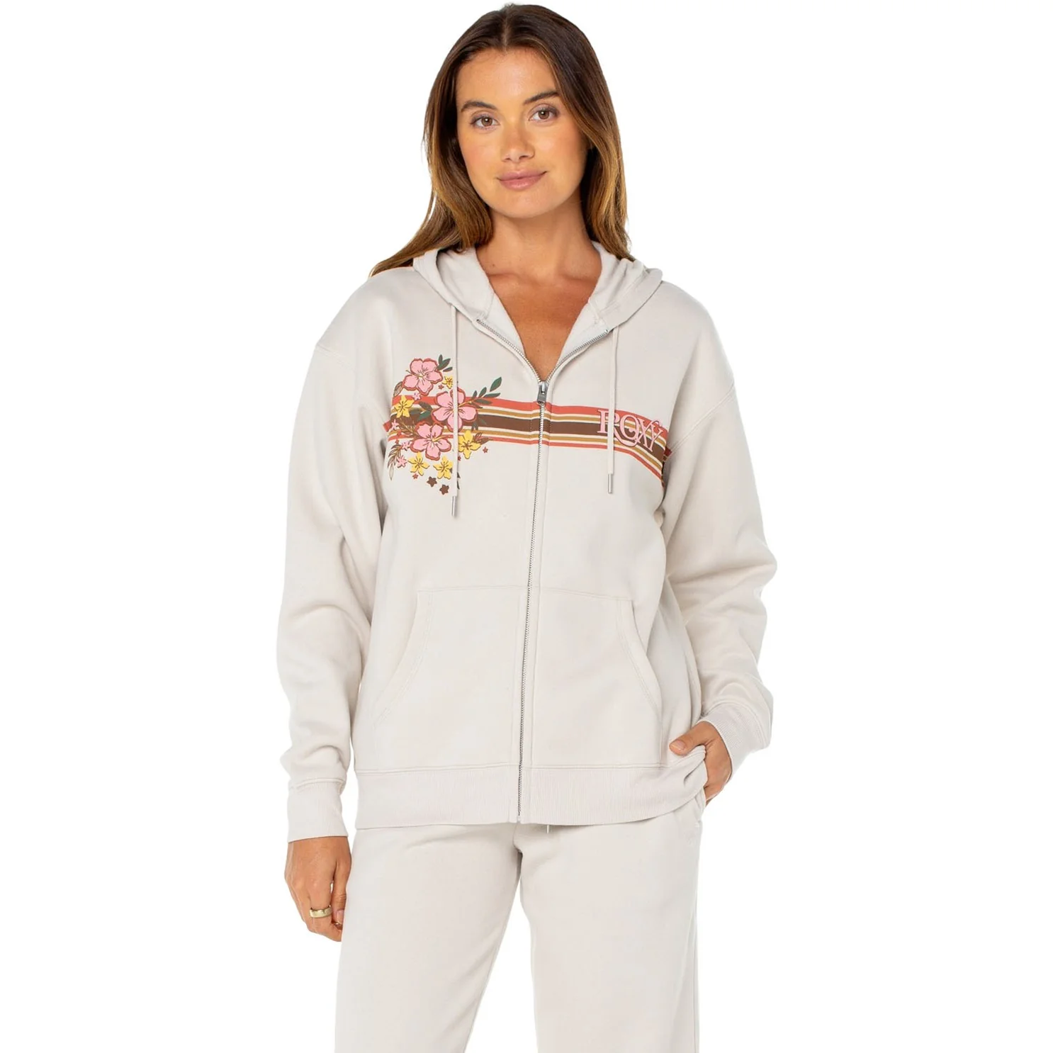 Roxy - Womens Tidal Front Zip Pullover - Image 2
