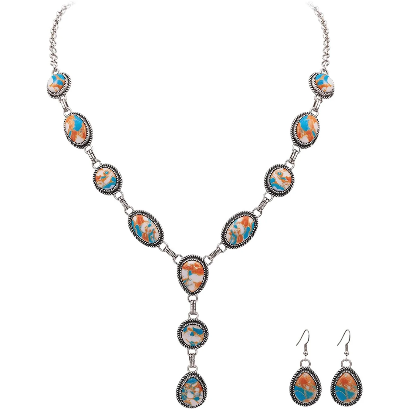 Rustic Couture - Womens Bohemian Y Shaped Western Necklace - Image 2
