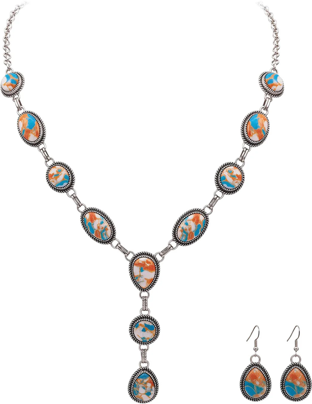 Rustic Couture - Womens Bohemian Y Shaped Western Necklace - Image 4
