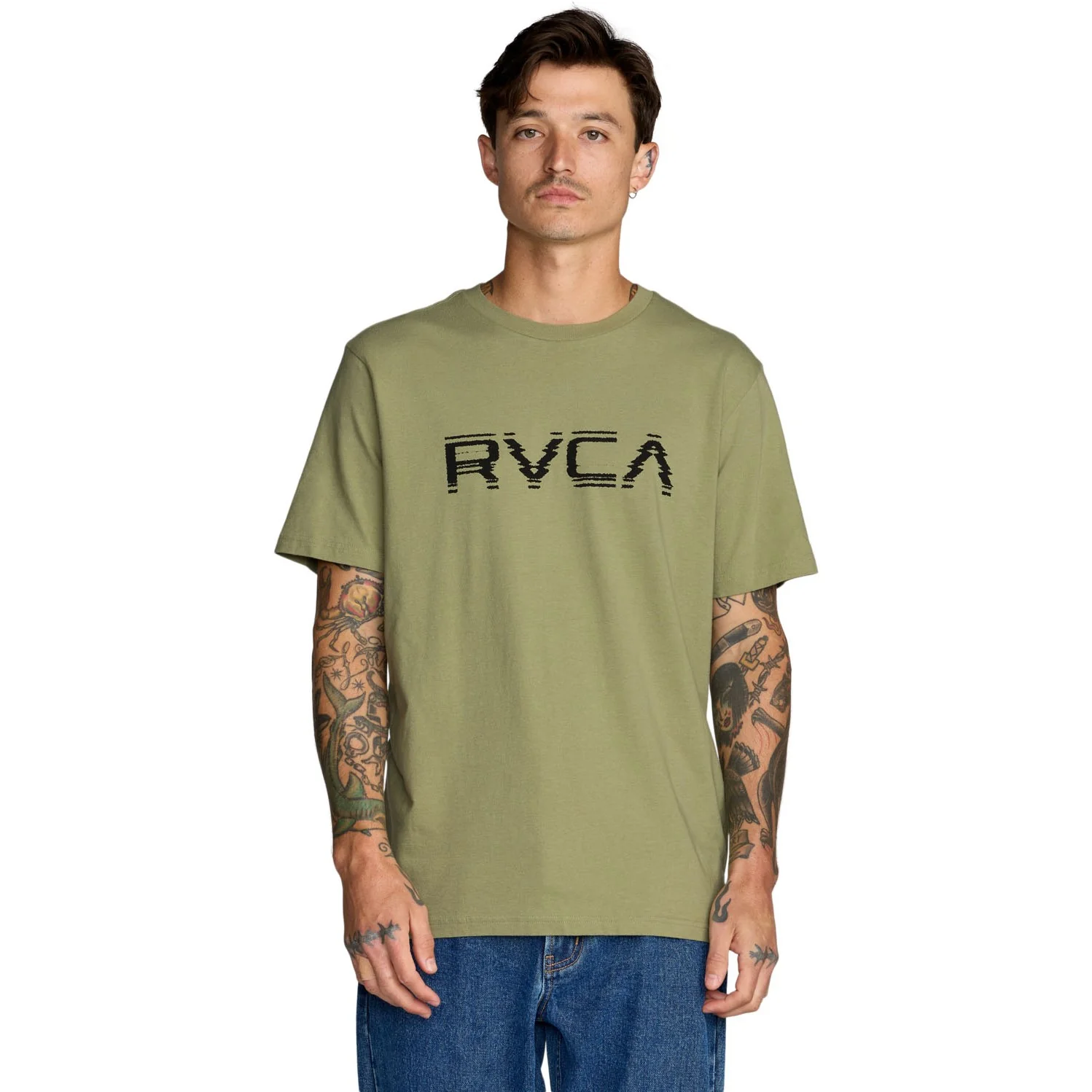 RVCA - Mens Big Rvca Glitch T-Shirt - Image 2