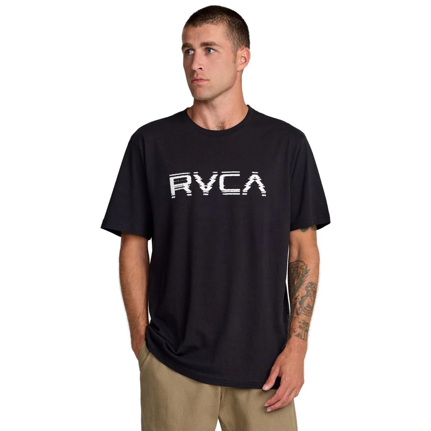 RVCA - Mens Big Rvca Glitch T-Shirt - Image 3