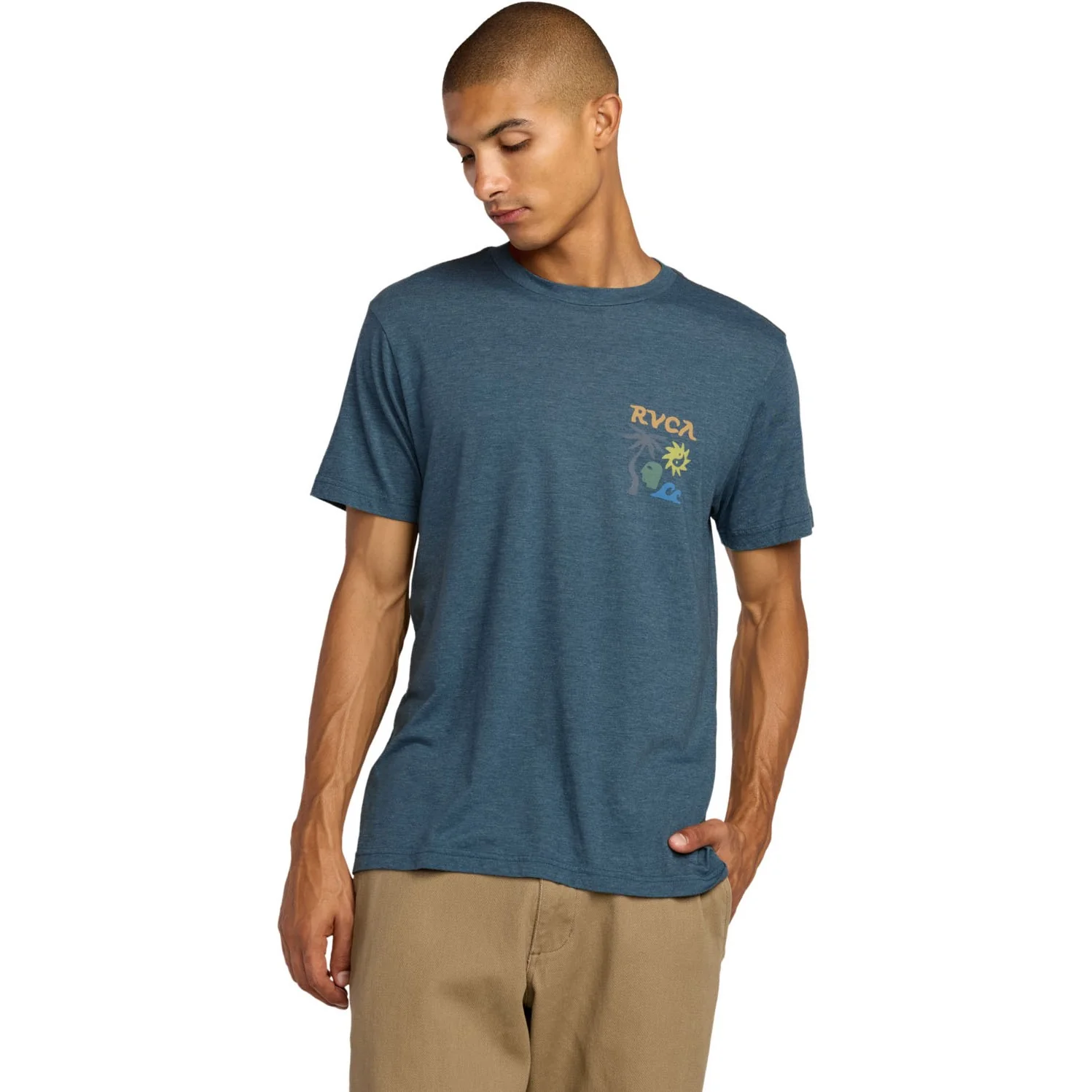 RVCA - Mens Deep Think Short Sleeve T-Shirt - Image 3
