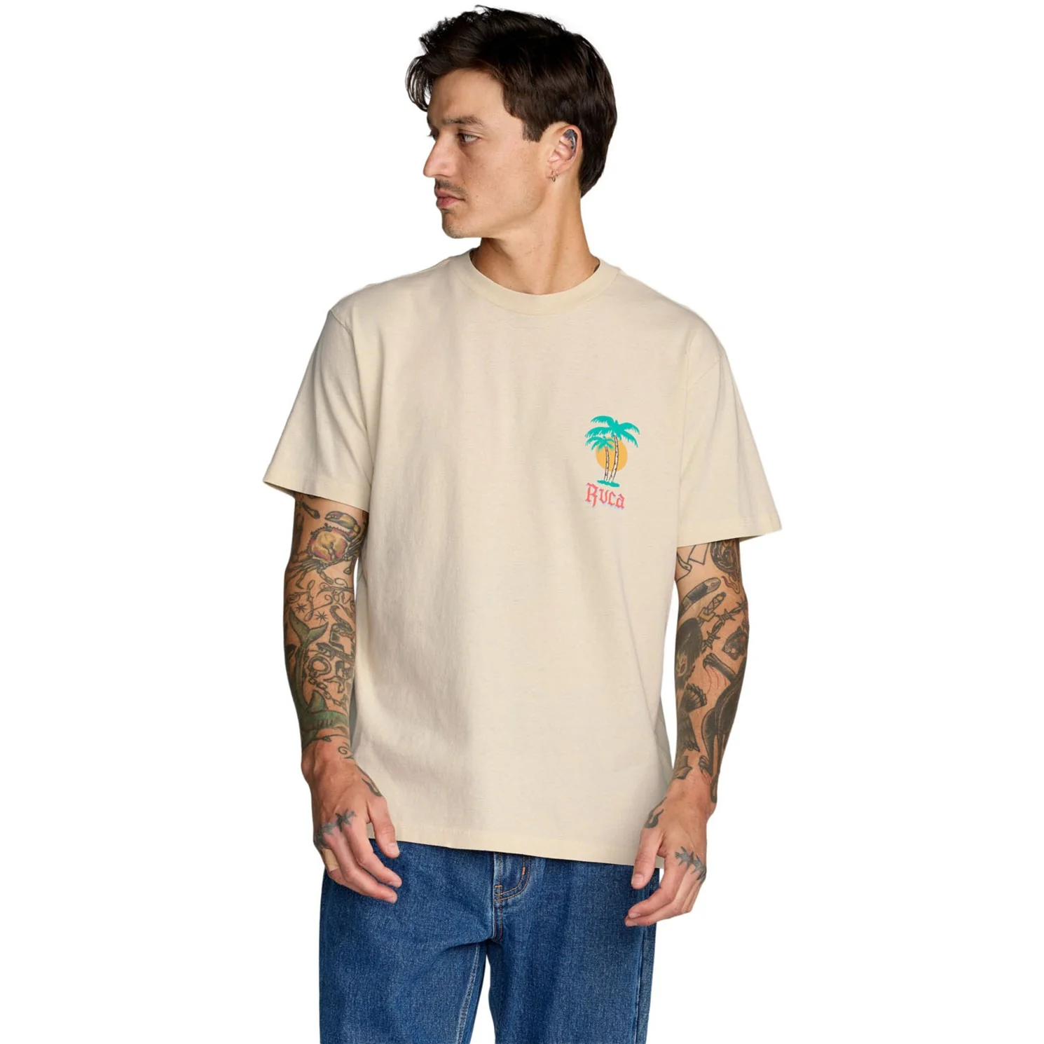 RVCA - Mens Frond Mural T-Shirt - Image 2