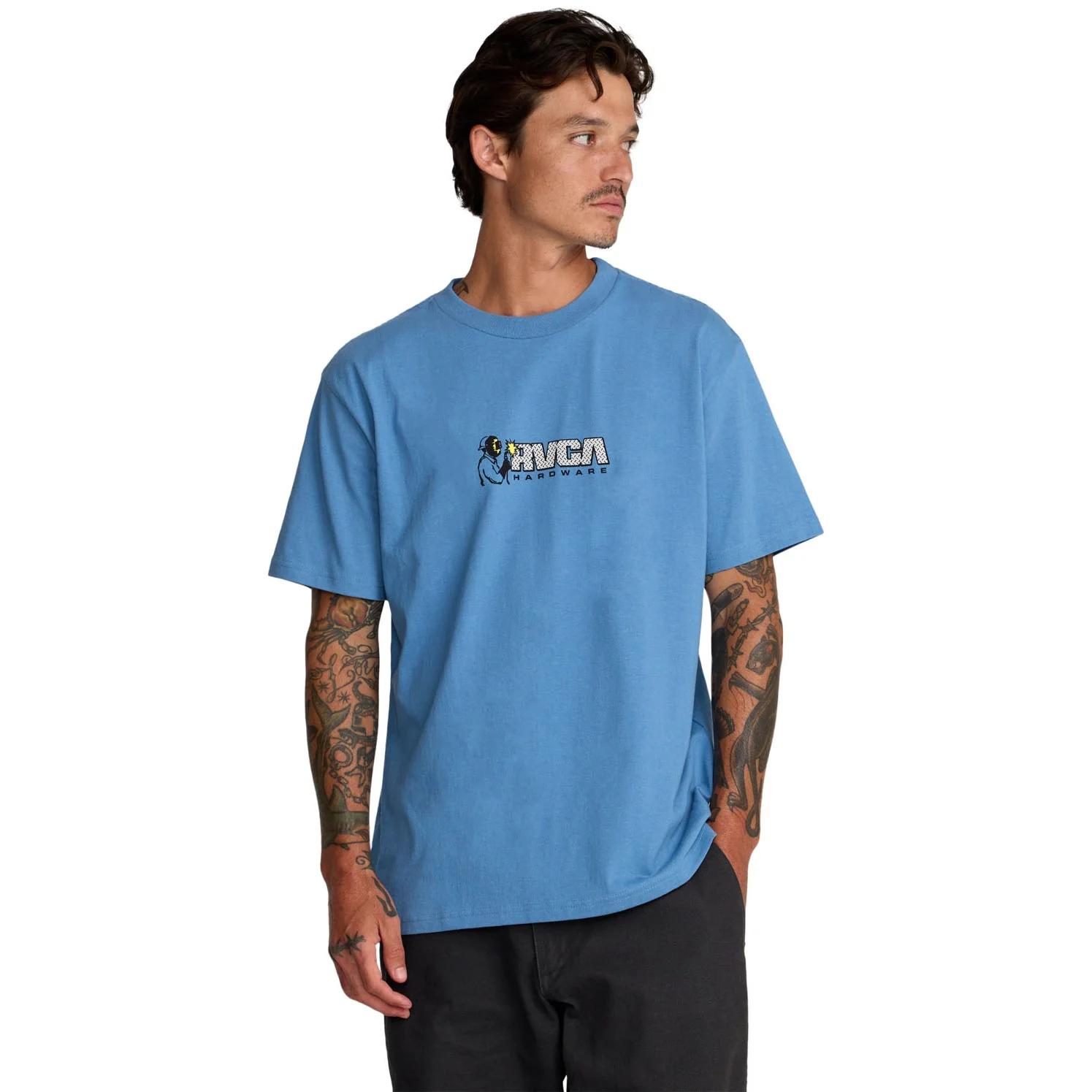 RVCA - Mens Hardware Short Sleeve Basic T-Shirt - Image 2