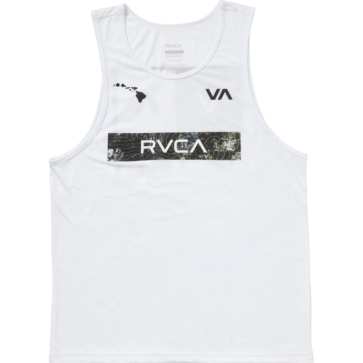 Rvca - Mens Hawaii Icon Band Tank Top - Image 2