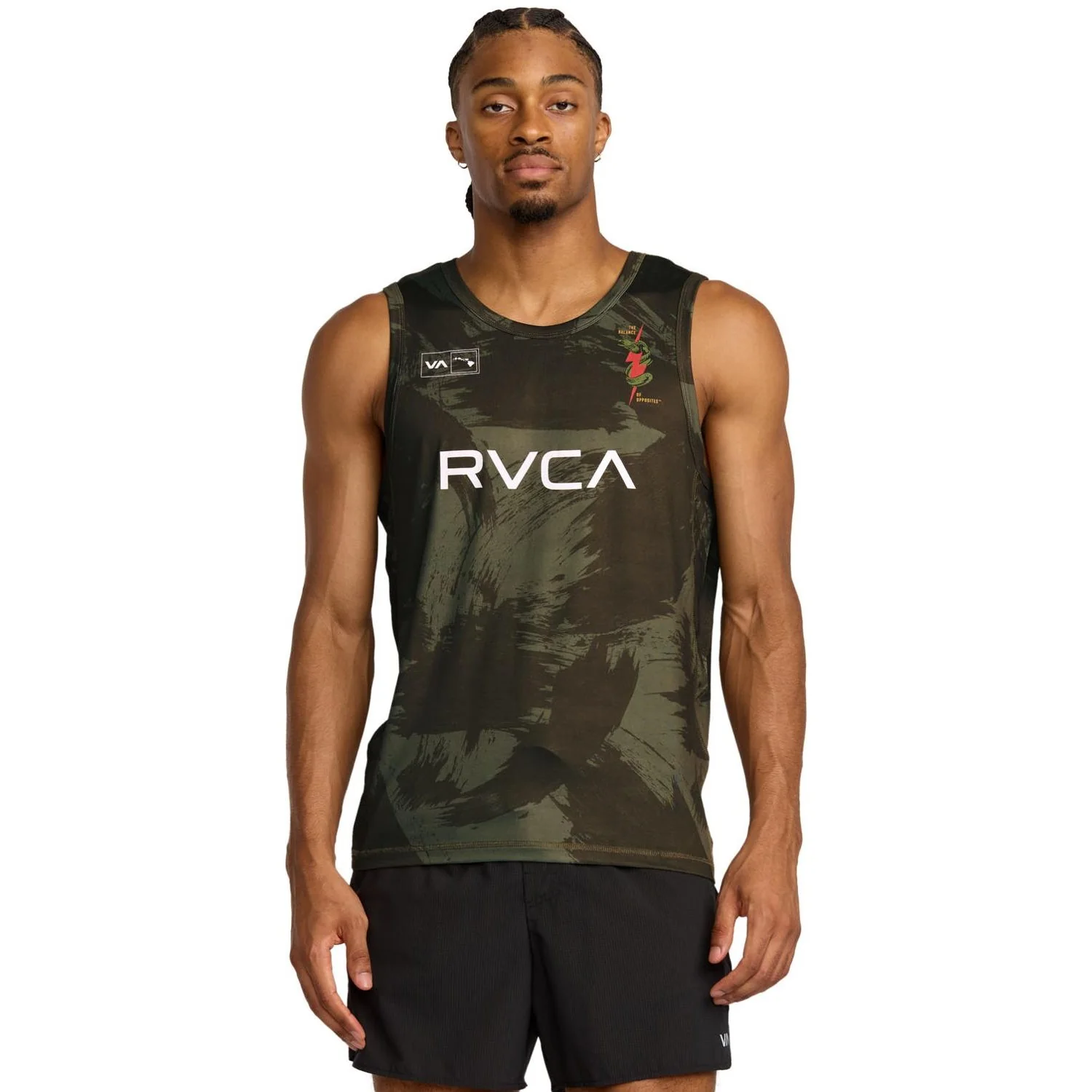 Rvca - Mens Hawaii Sport Vent Sl Top - Image 3