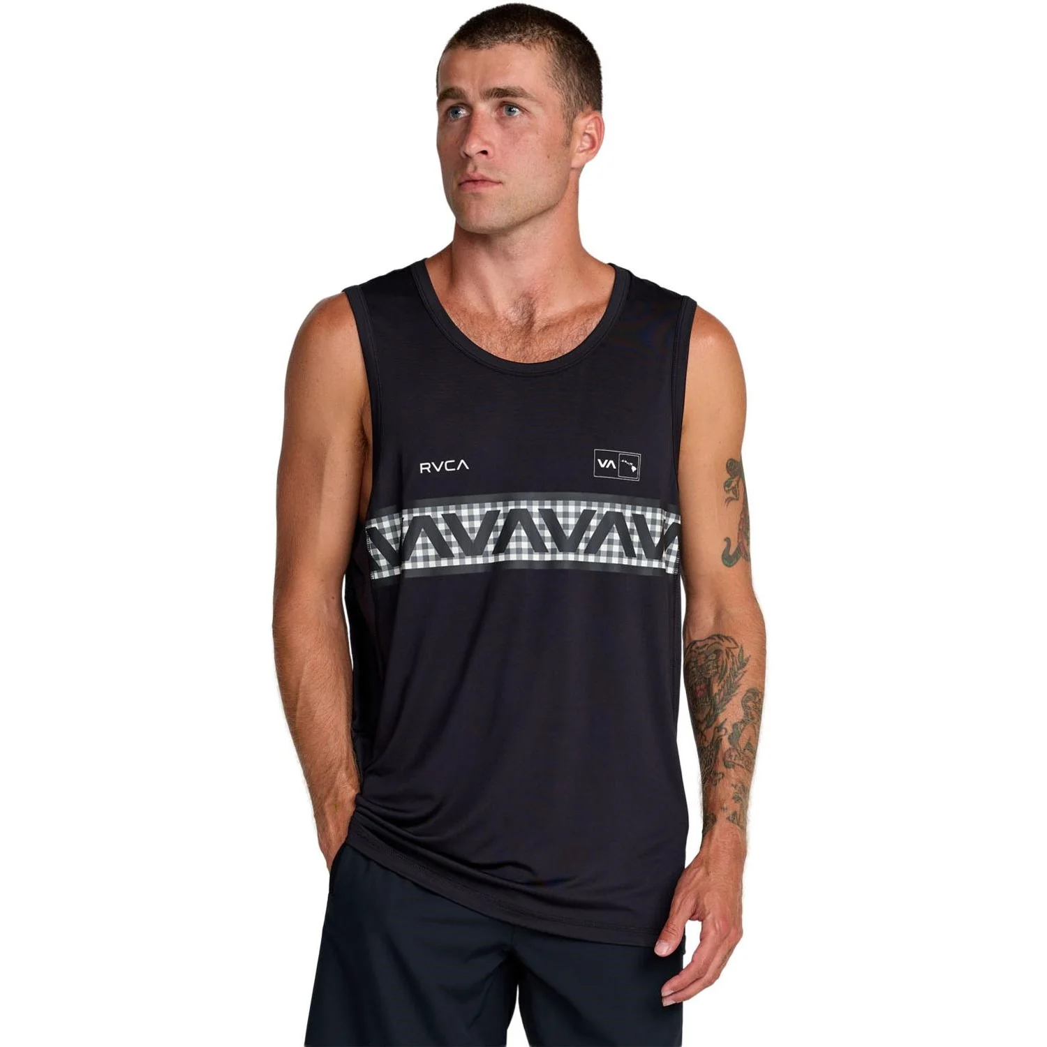 Rvca - Mens Hawaii Sport Vent Sl Top - Image 4