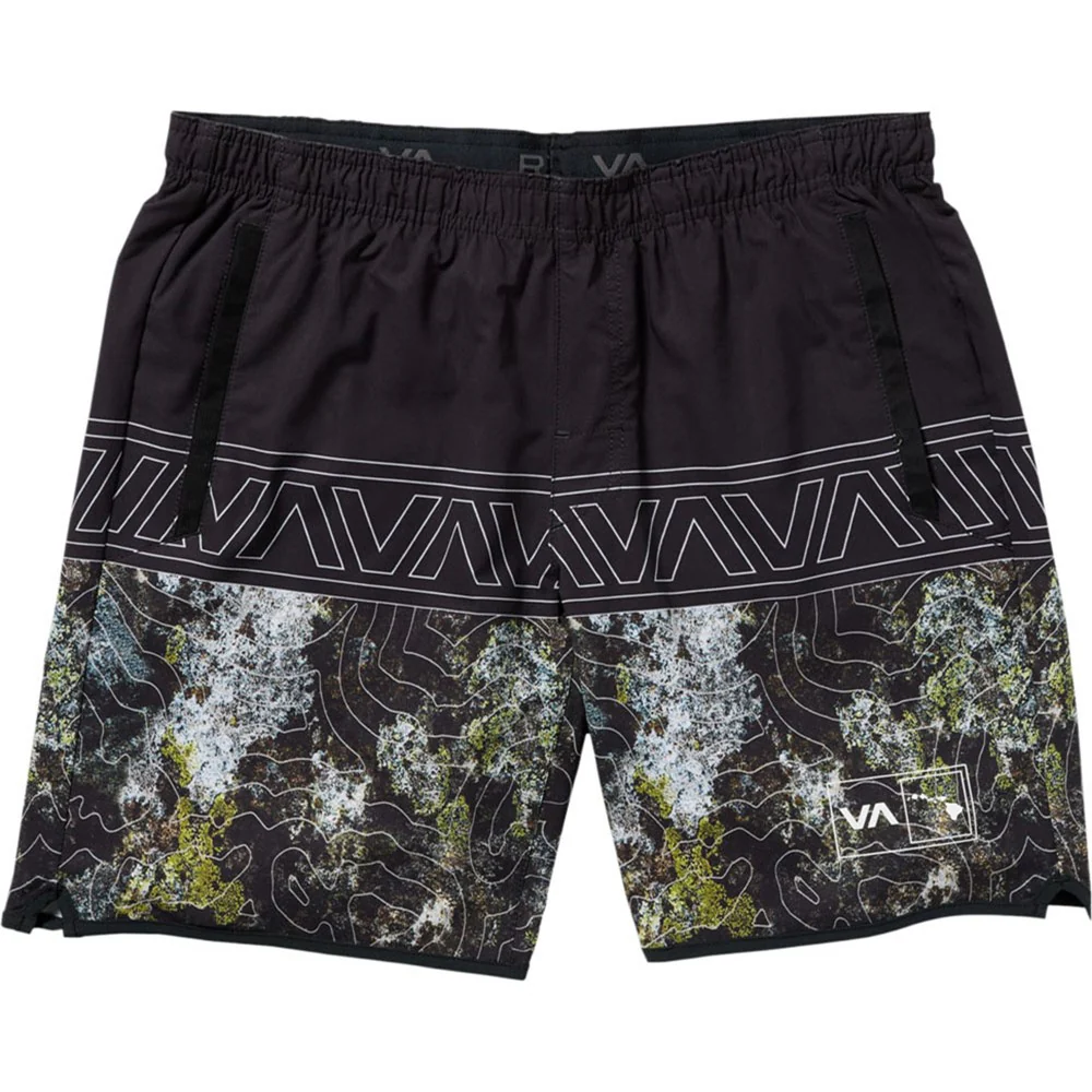 Rvca - Mens Hawaii Yogger Stretch 17 Shorts