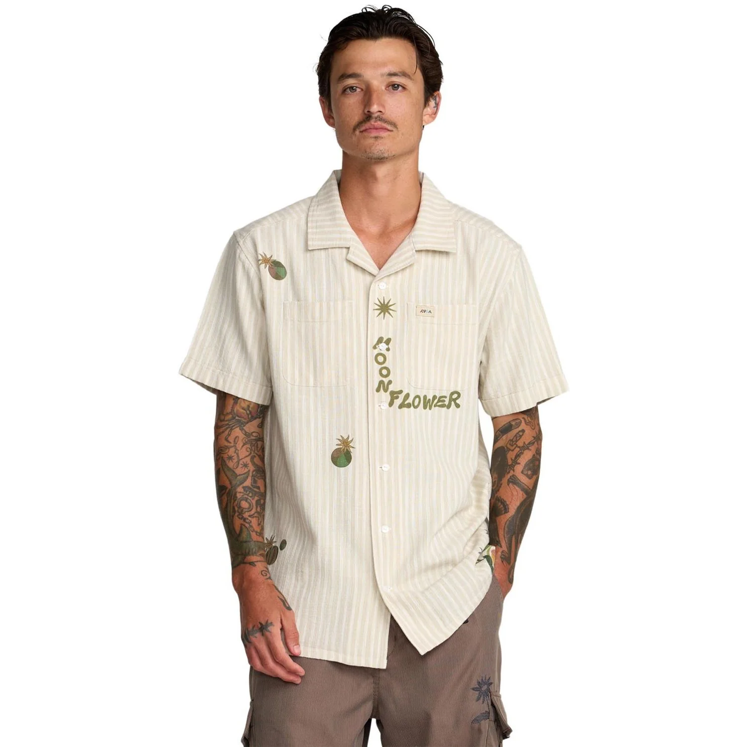 RVCA - Mens Mel G Moonlight Short Sleeve Shirt - Image 2