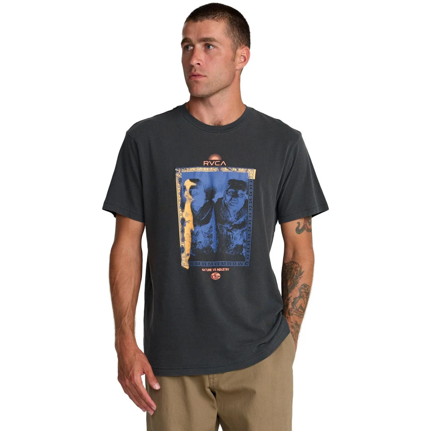 RVCA - Mens Relic Short Sleeve Basic T-Shirt - Image 2