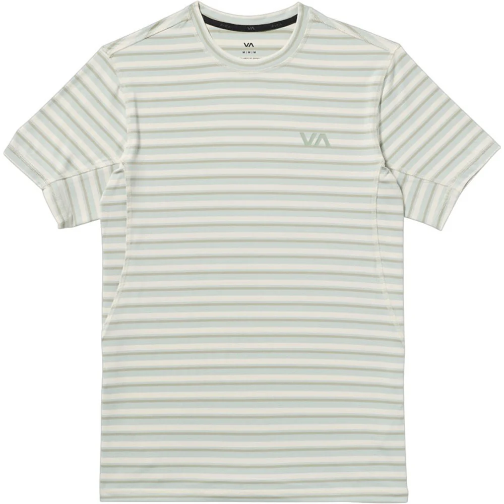 RVCA - Mens Sport Vent Stripe Short Sleeve Top