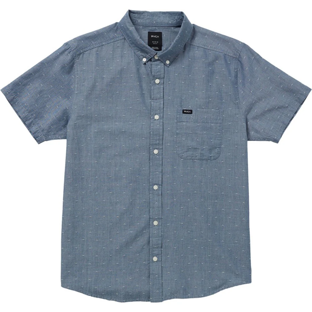 Rvca - Mens Thatll Do Dobby Short Sleeve Top - Image 3