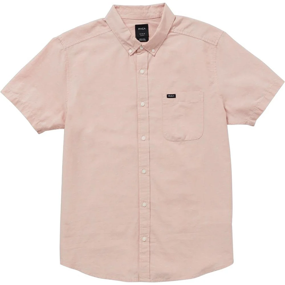 Rvca - Mens Thatll Do Dobby Short Sleeve Top - Image 7