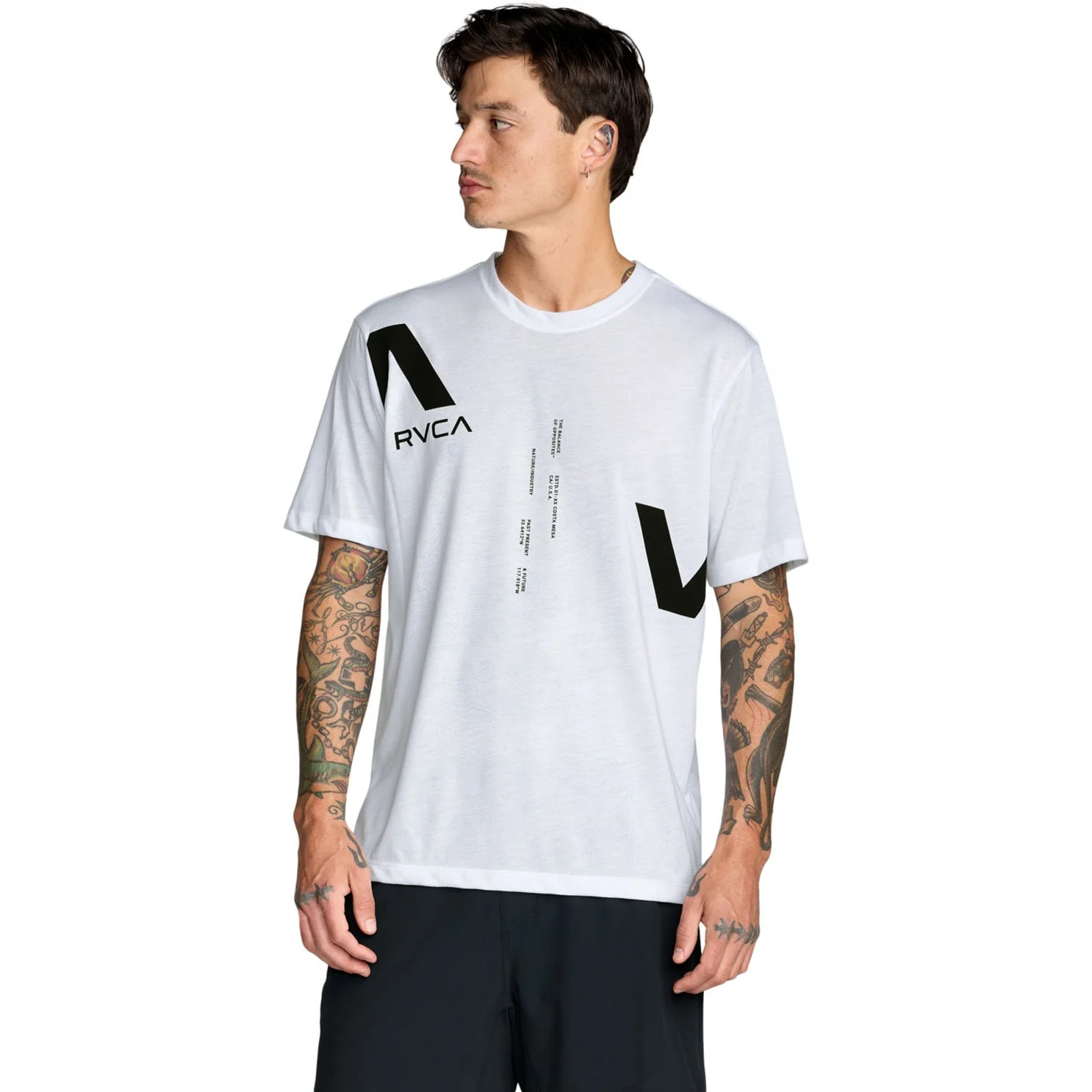 RVCA - Mens Va Divided T-Shirt - Image 2
