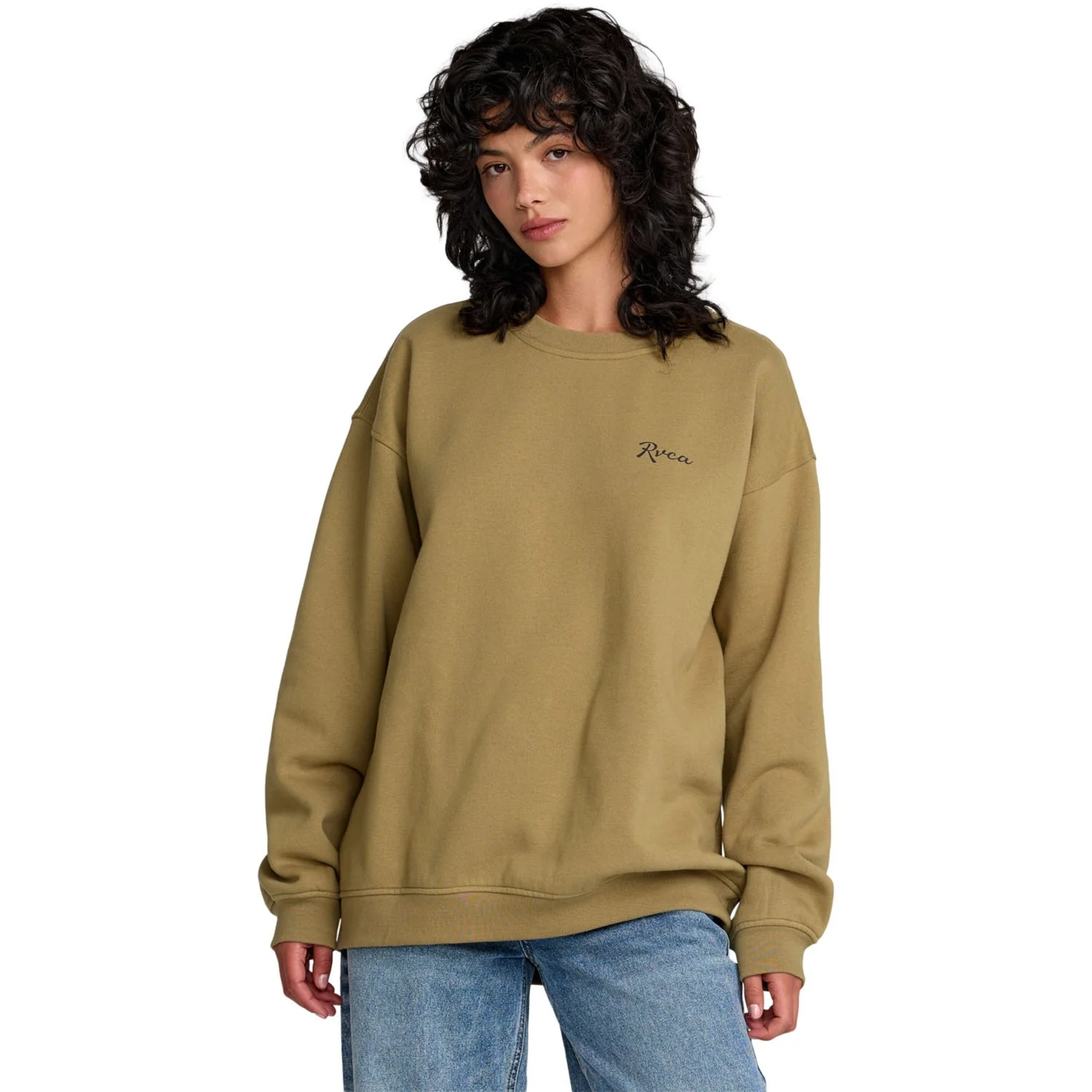 RVCA - Womens Baggie Bf Crewneck Sweatshirt - Image 4