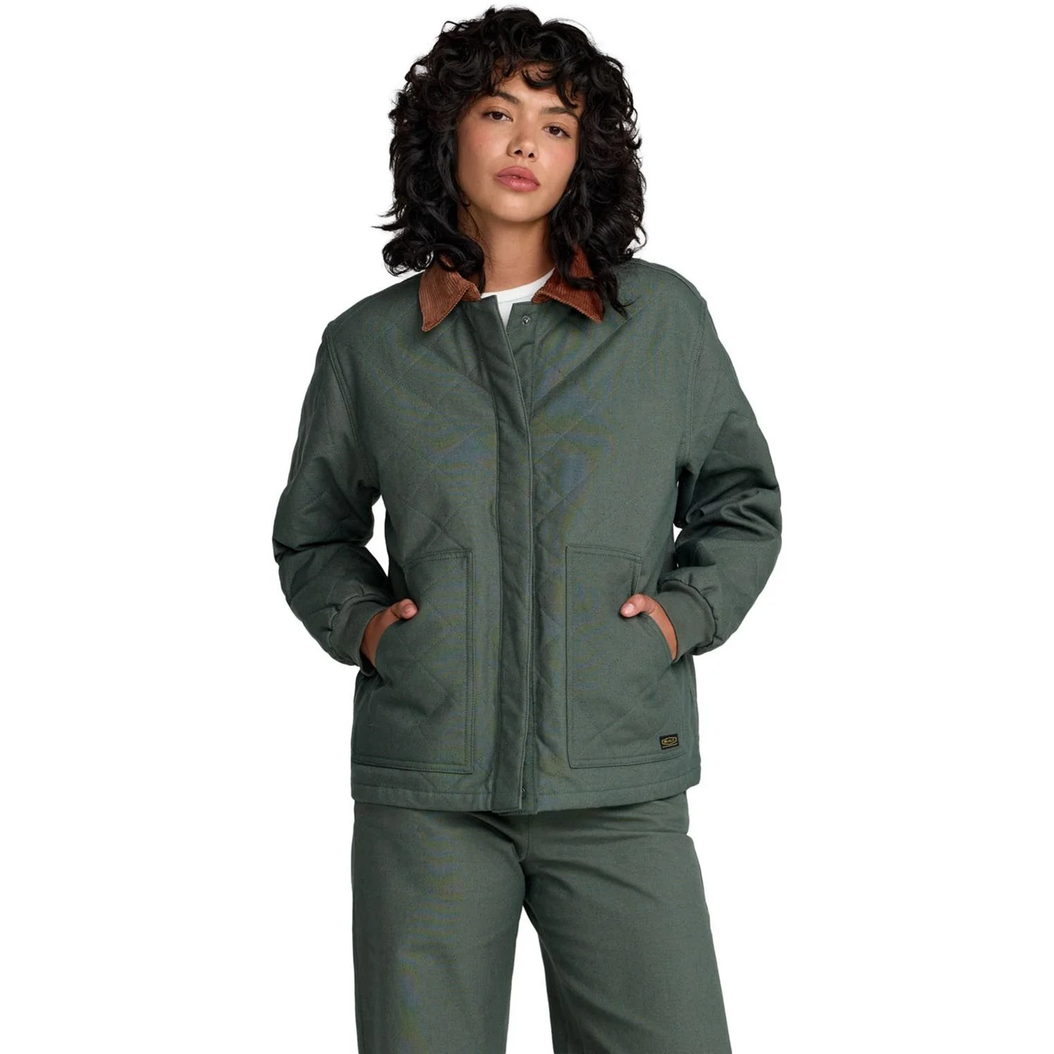 RVCA - Womens Clover Quilted Jacket - Image 2