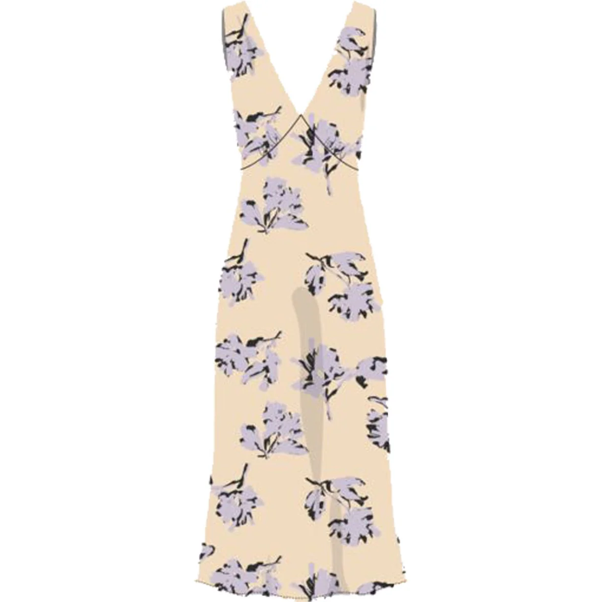 Rvca - Womens Dahlia Maxi Dress - Image 2