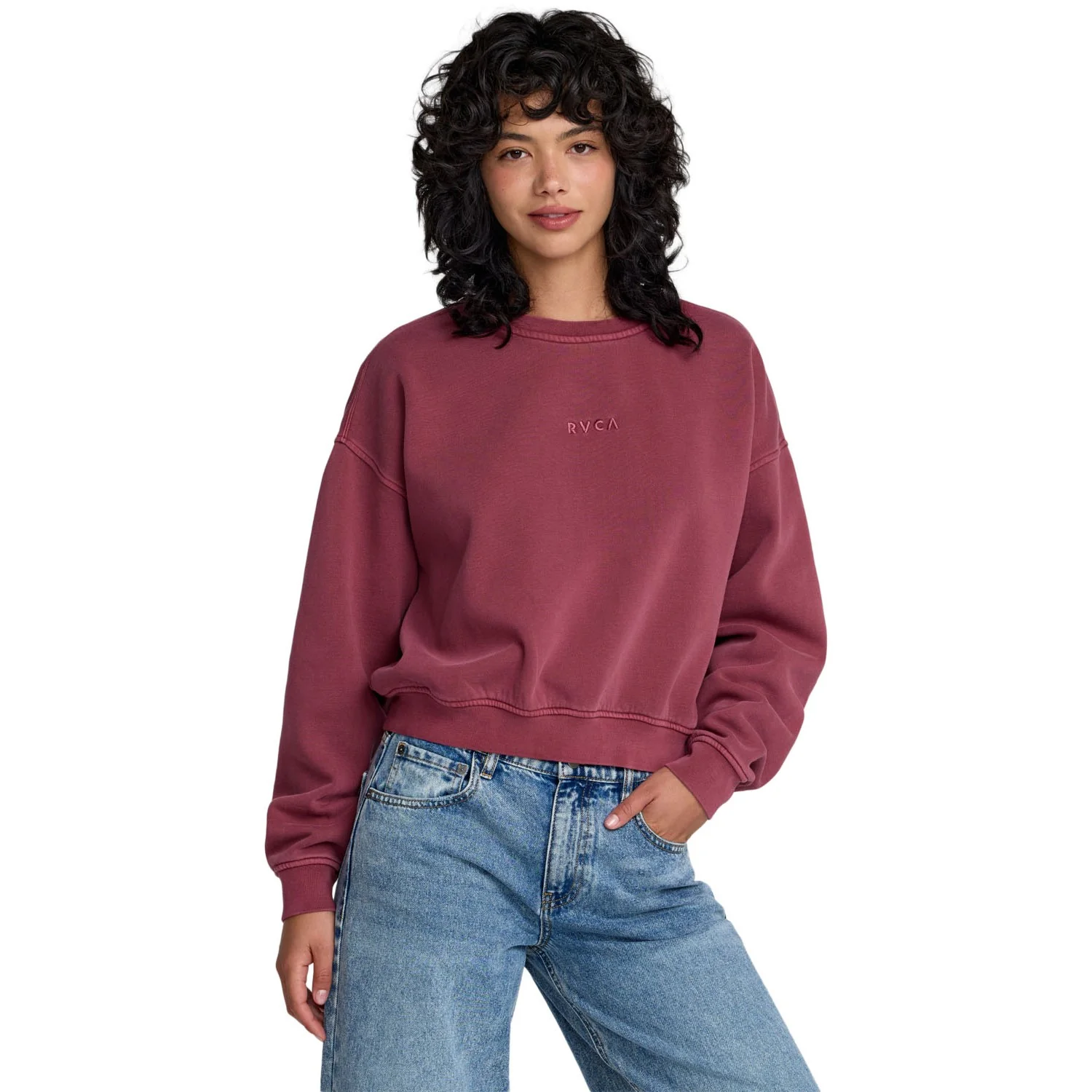 Rvca - Womens Forever Fleece Sweater - Image 3