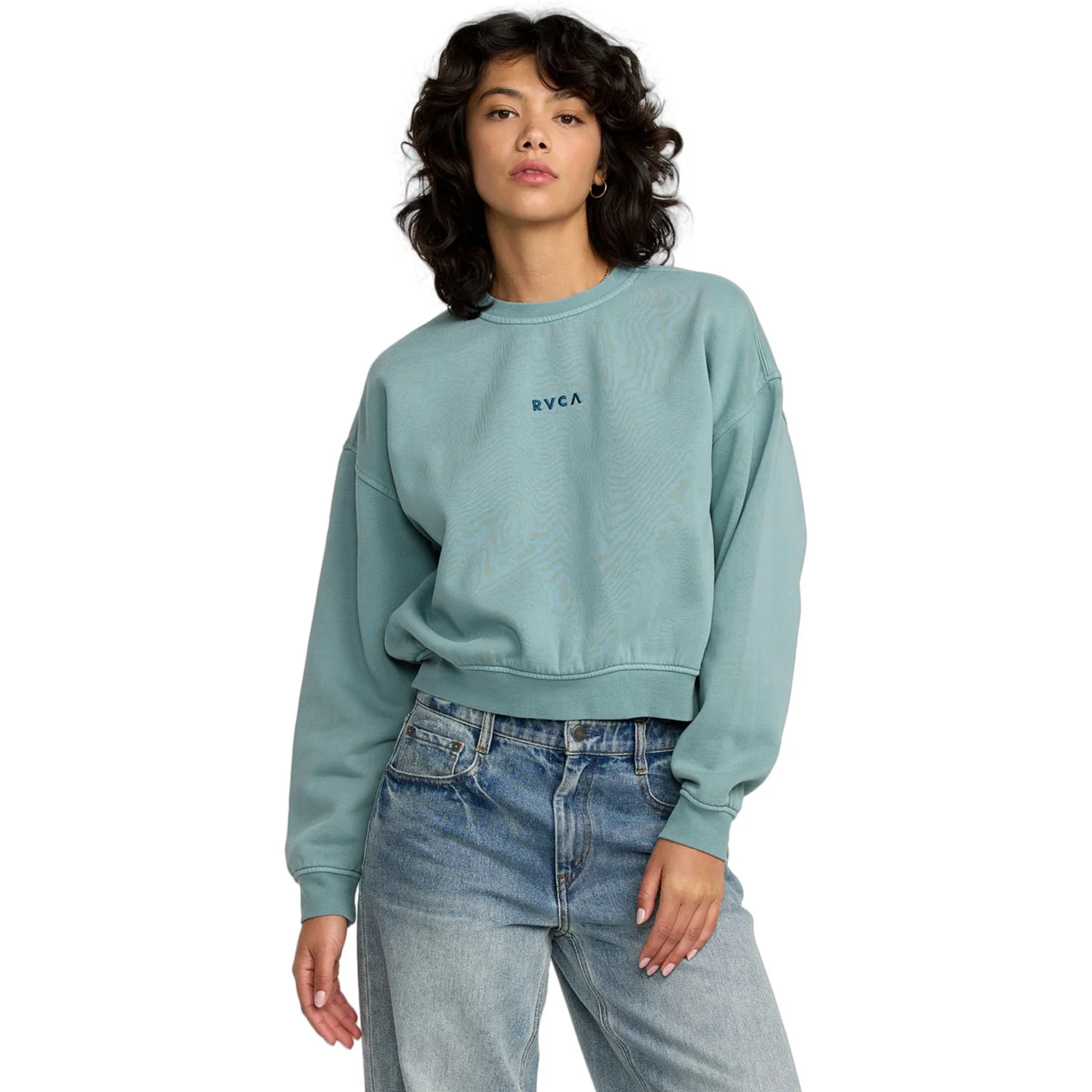 Rvca - Womens Forever Fleece Sweater - Image 5