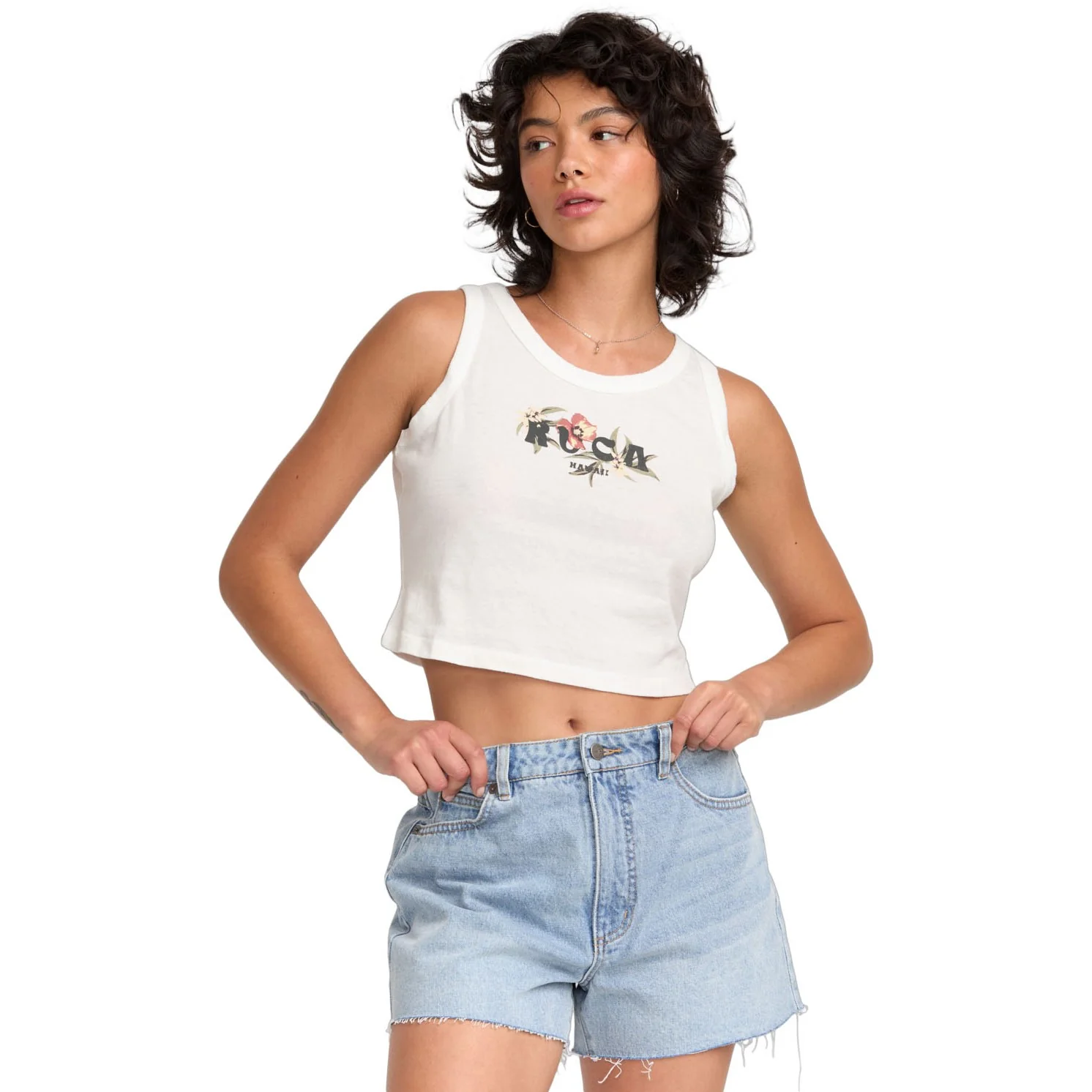 Rvca - Womens Hawaii Flow Tank Top - Image 3