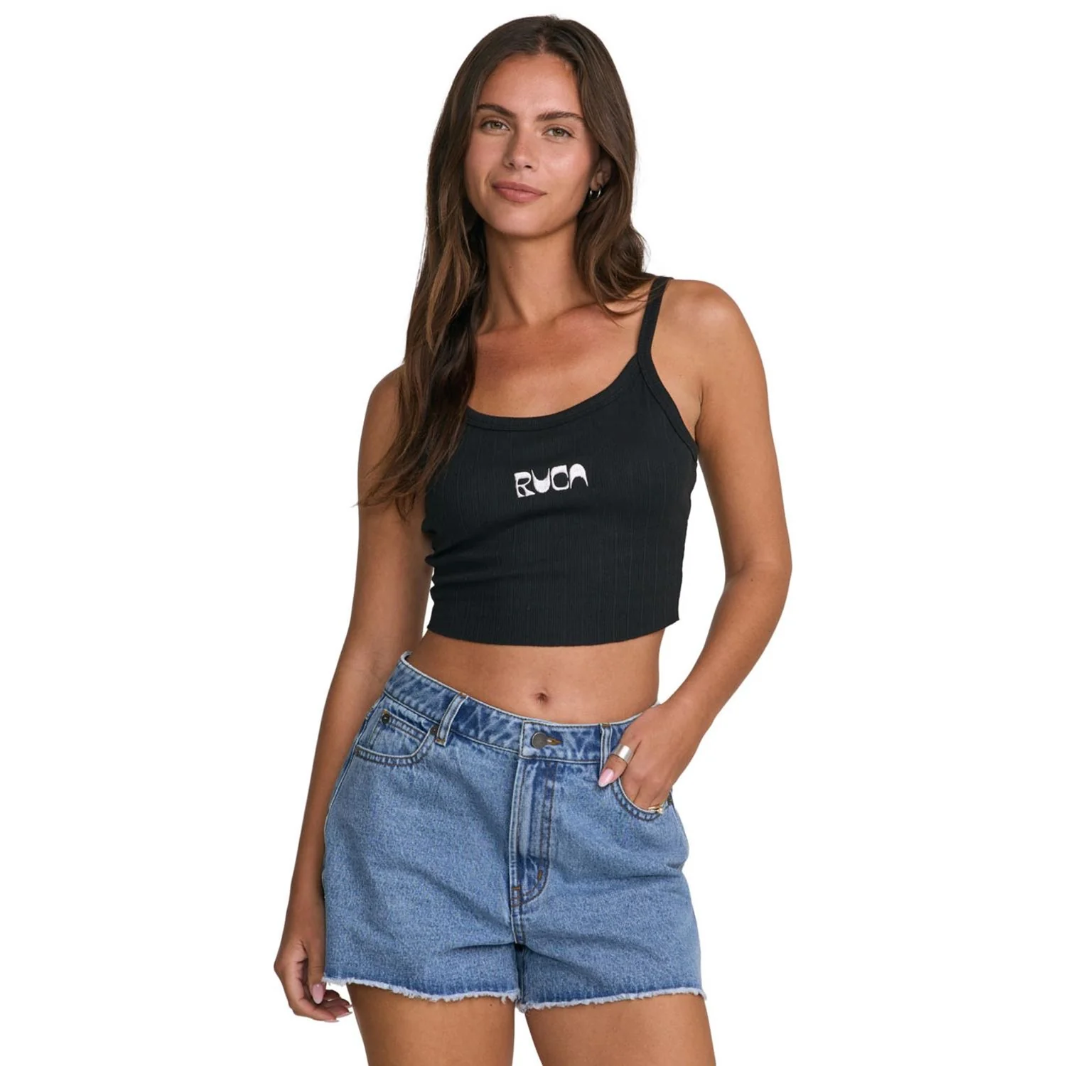 Rvca - Womens Jenny Knit Tank Top - Image 2