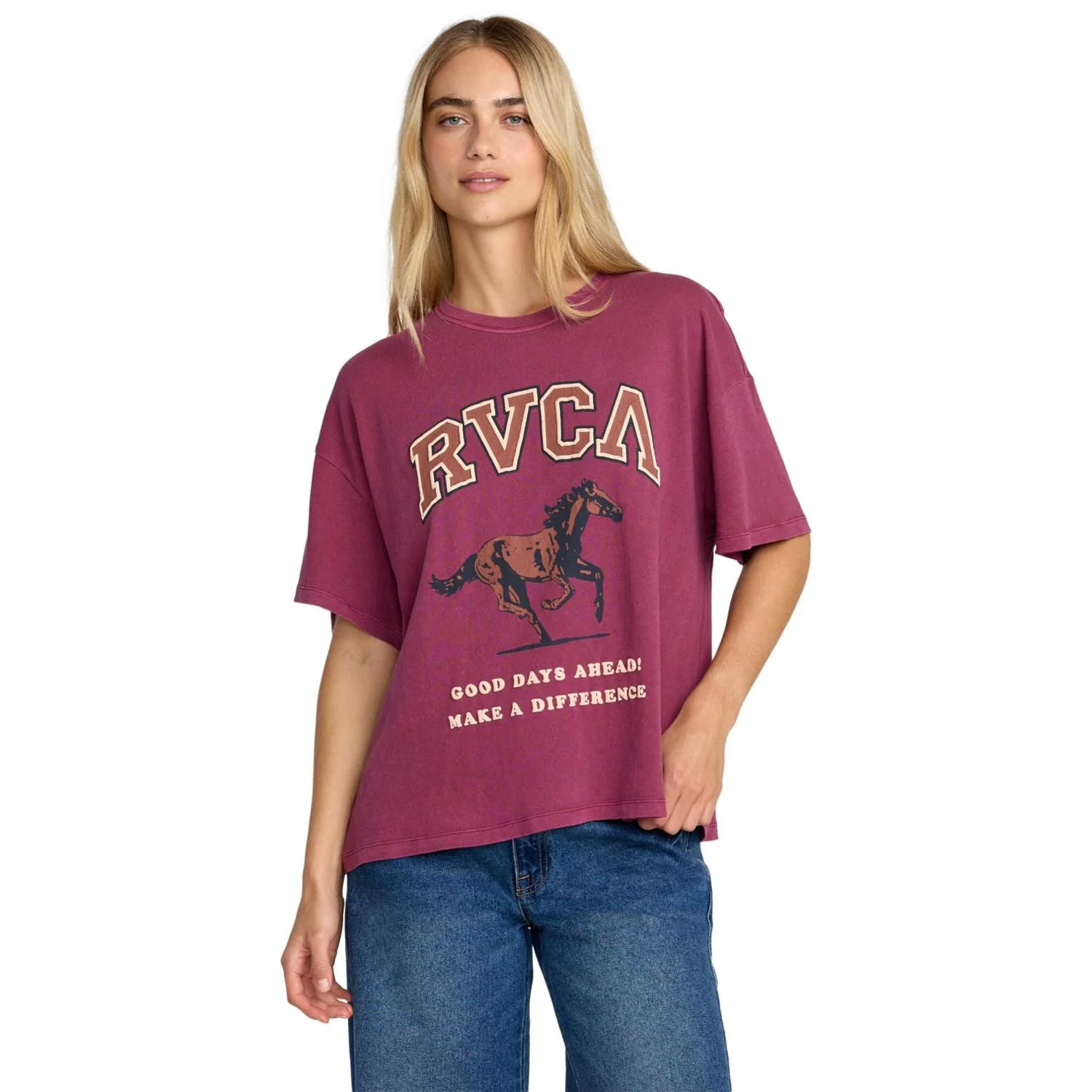 RVCA - Womens Move On Bf T-Shirt - Image 2