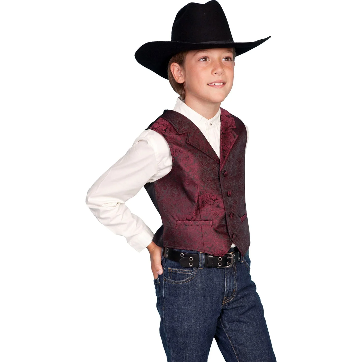 Scully - Kids Paisley Vest - Image 4