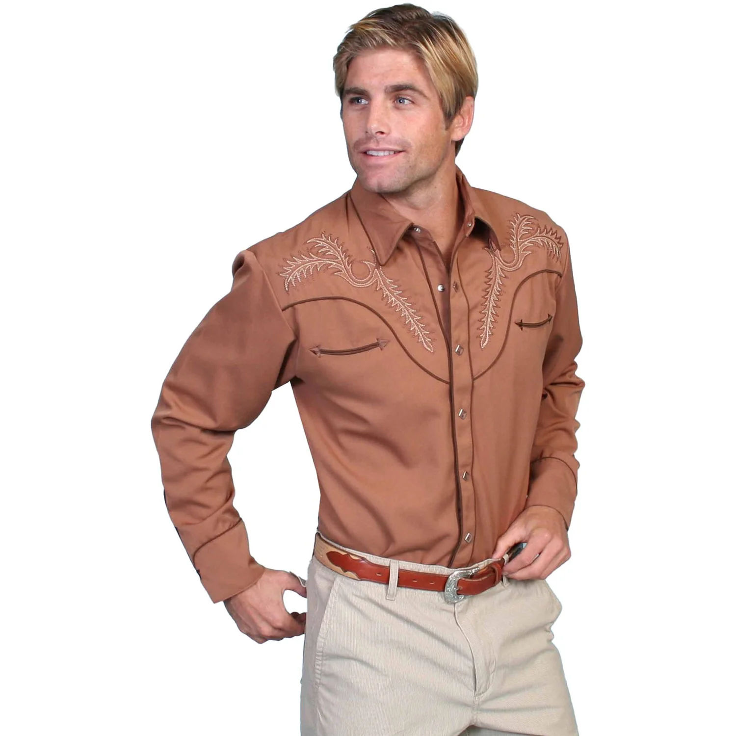 Scully - Mens Bootstitch Shirt - Image 2