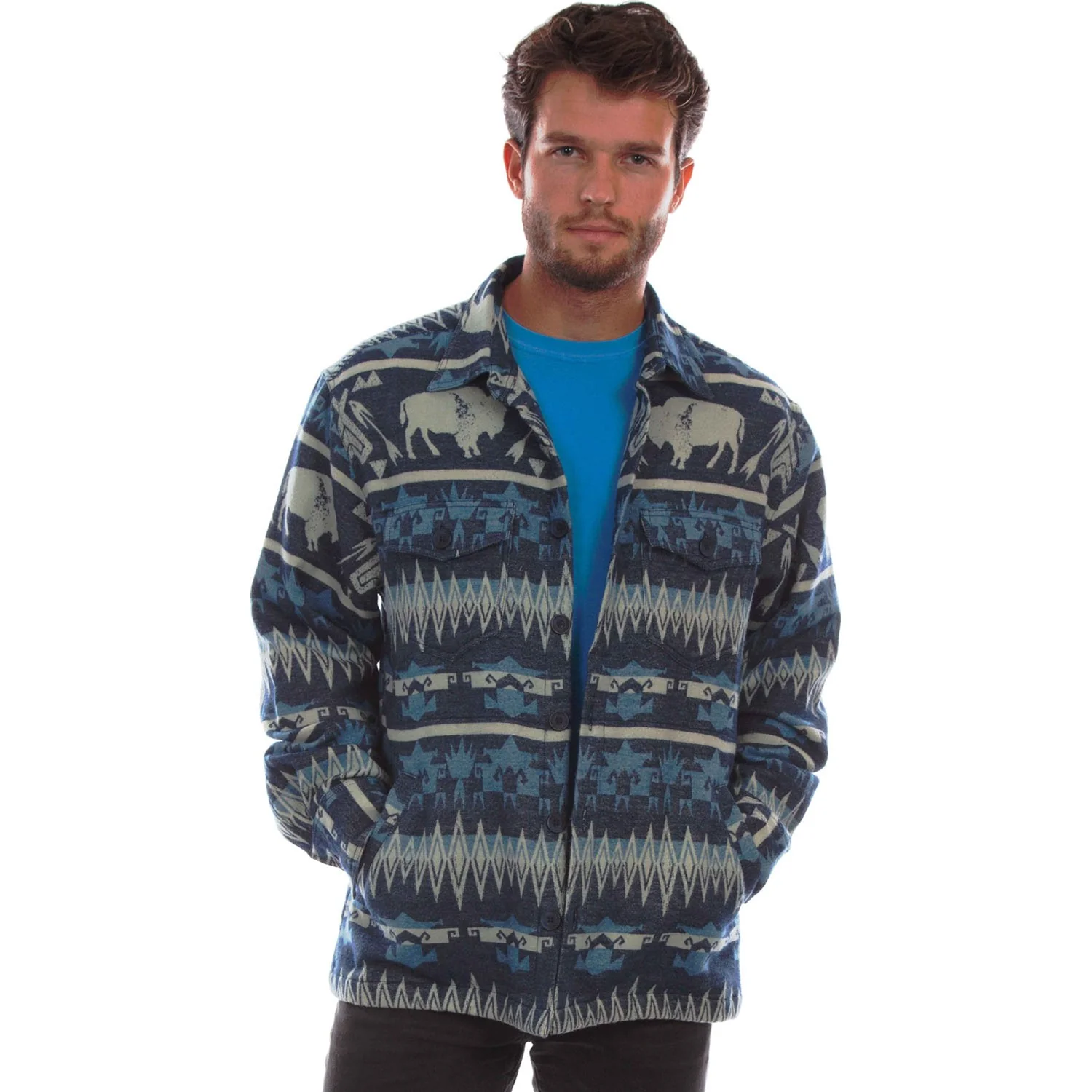 Scully - Mens Buffalo Shirt-Jacket